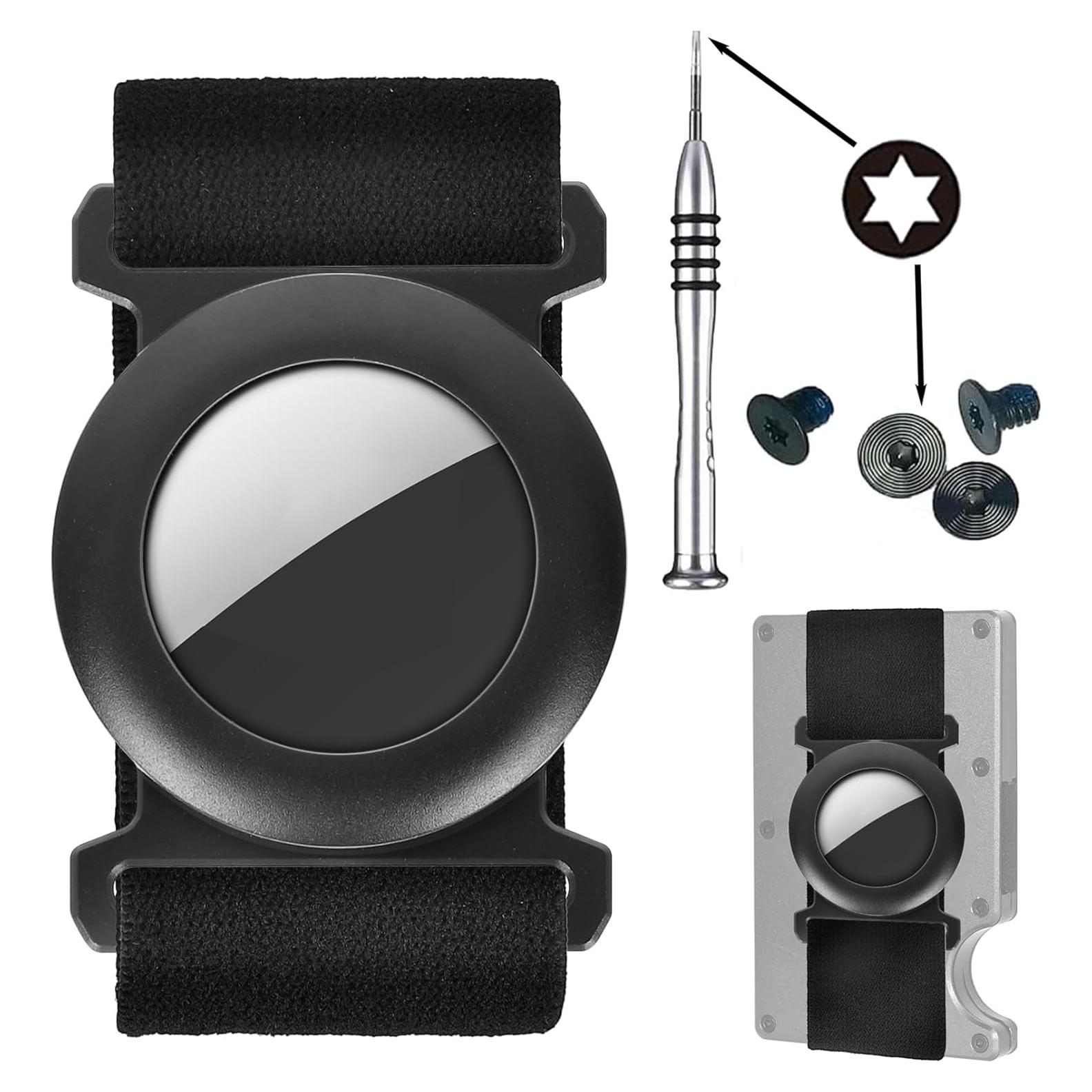 Soporte para AirTag Eifuday con Correa Elástica para Billetera