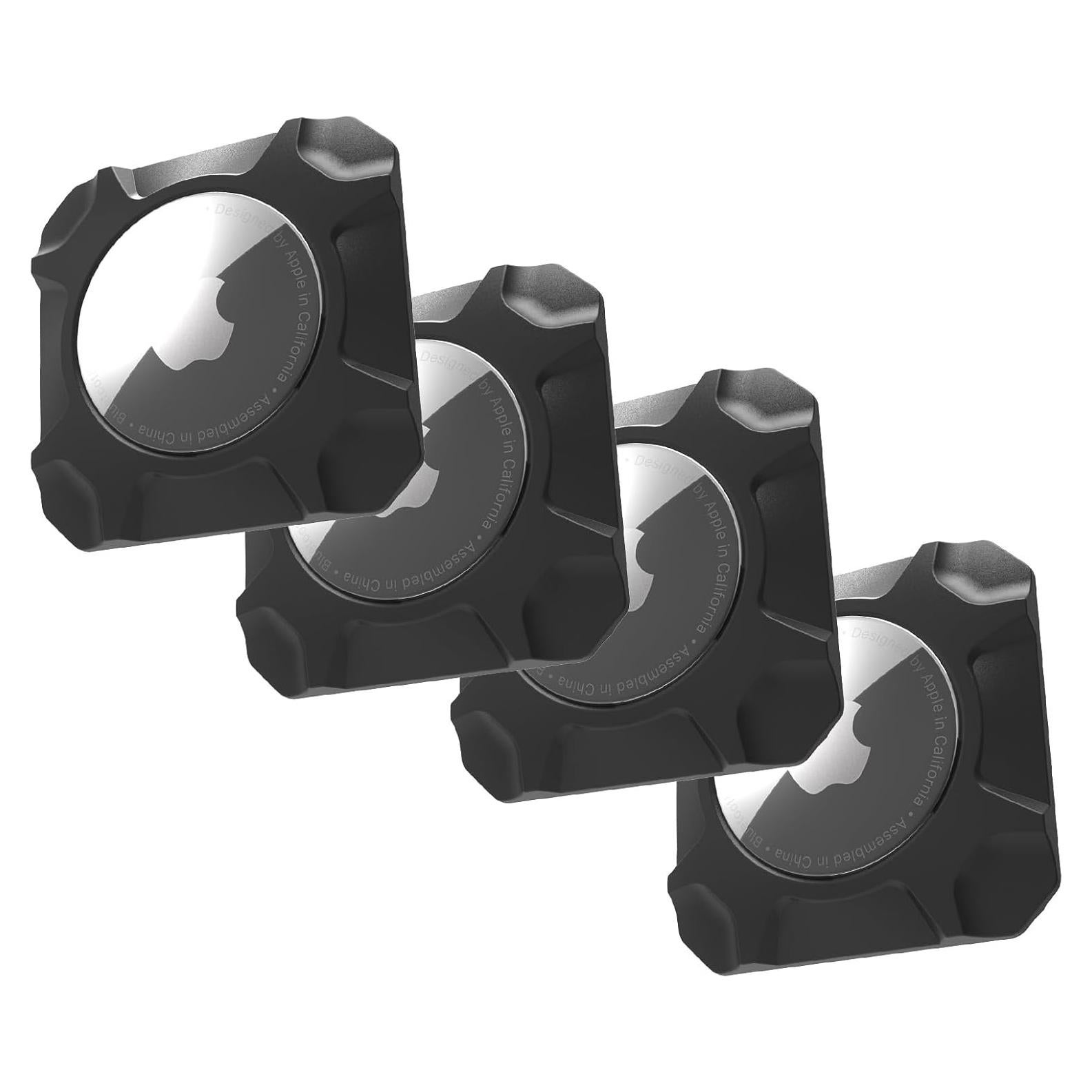 Soporte AirTag Cybertank Stick-On Adhesivo Ultra-Durable 4 Pzas