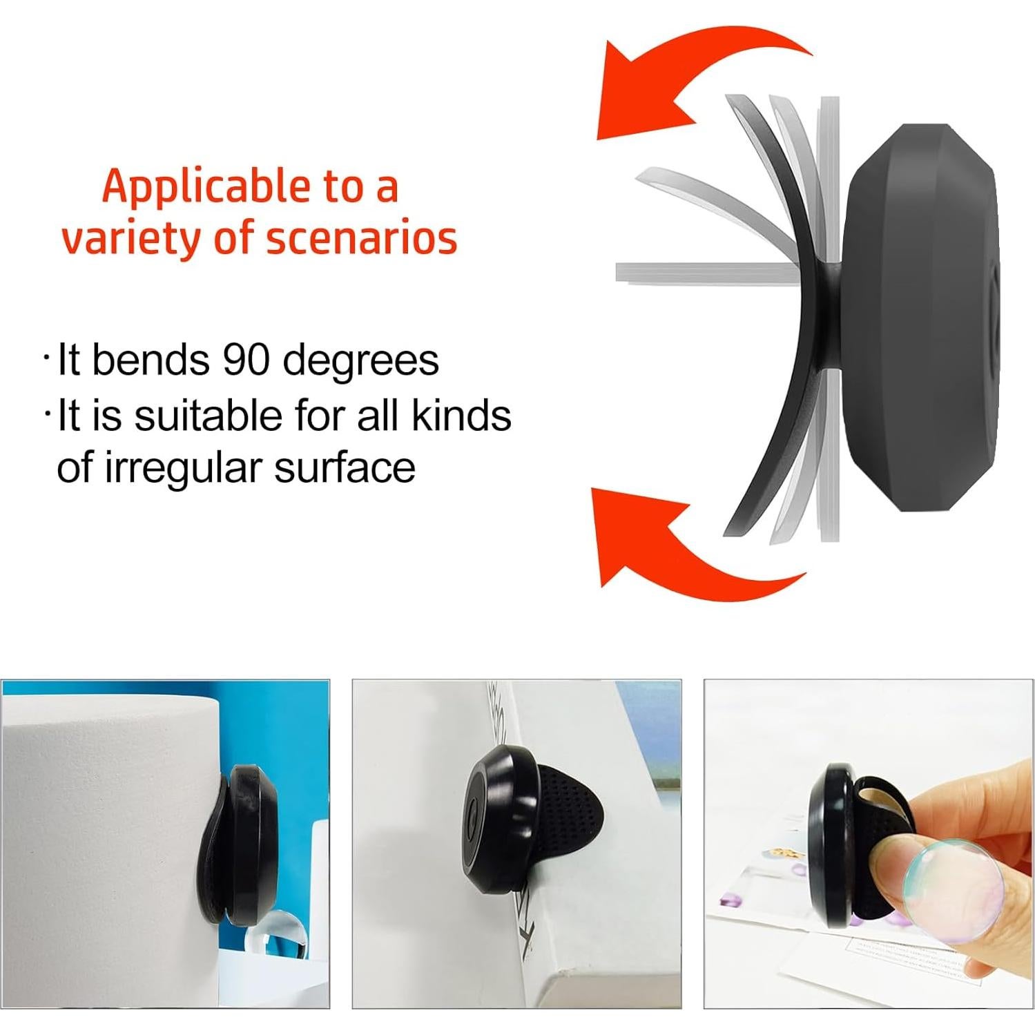 Soporte impermeable IPX8 Bavane para Airtag con adhesivo 3M