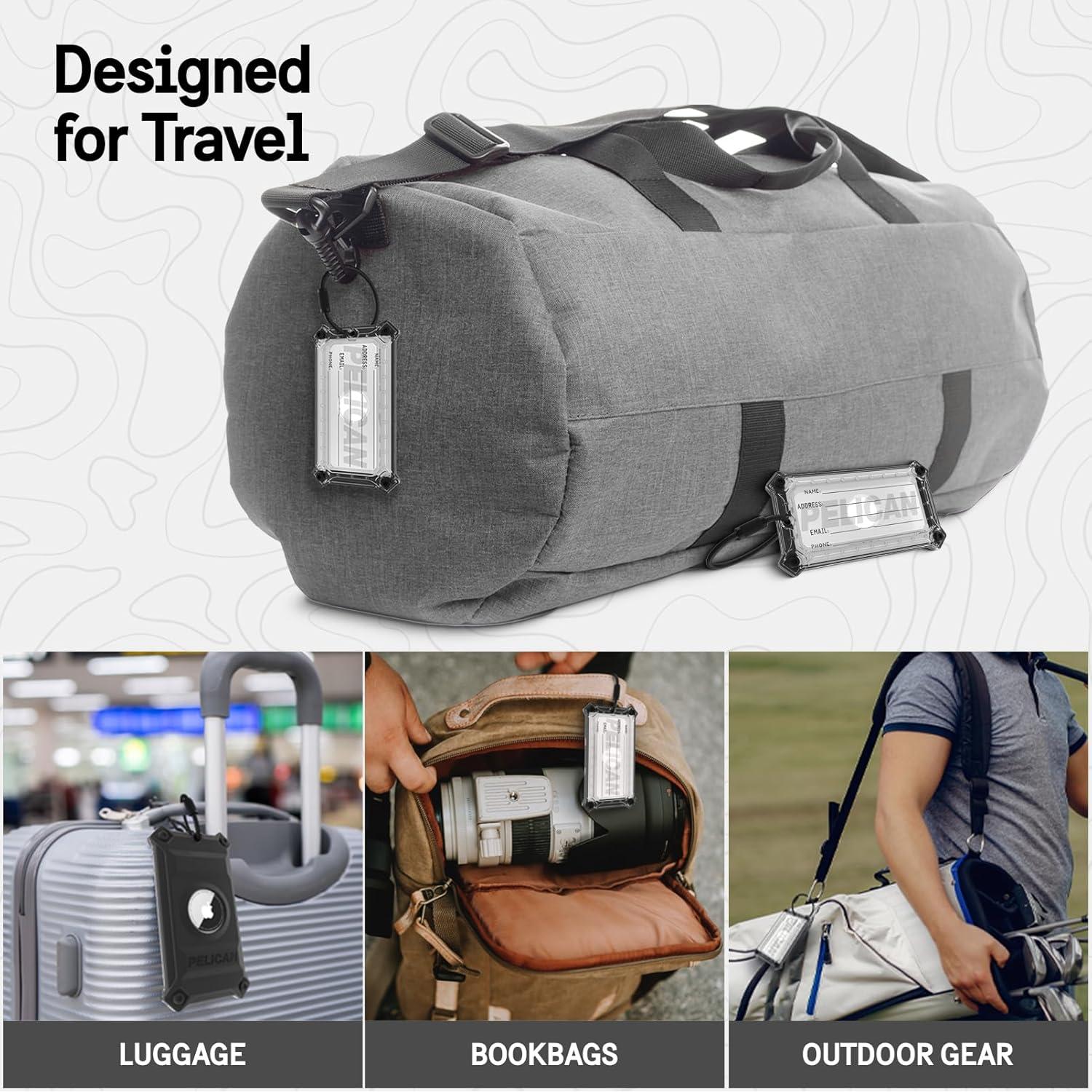 Etiqueta de Equipaje Pelican para AirTag - Resistente y Segura
