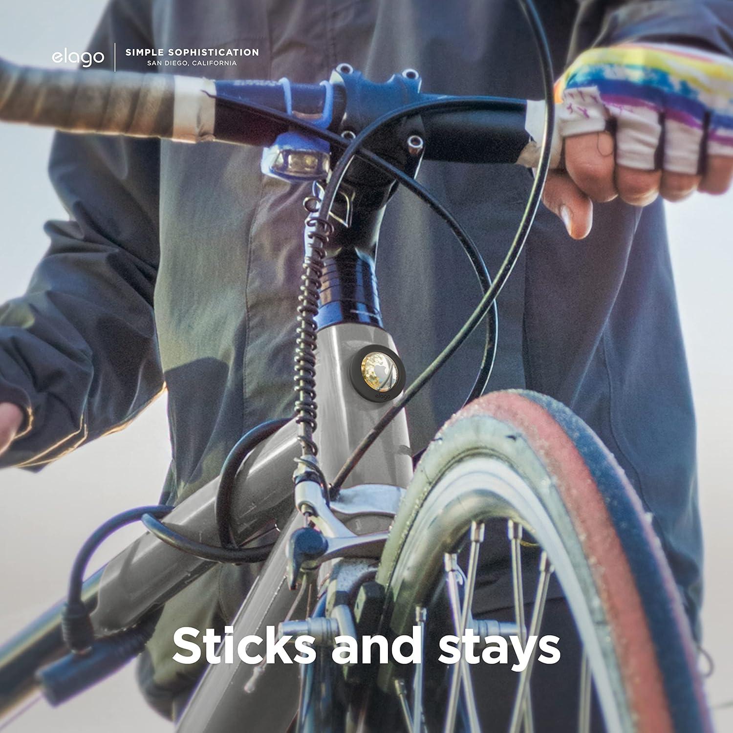 Pad de Silicona elago EATPAD para AirTag - Reutilizable Negro