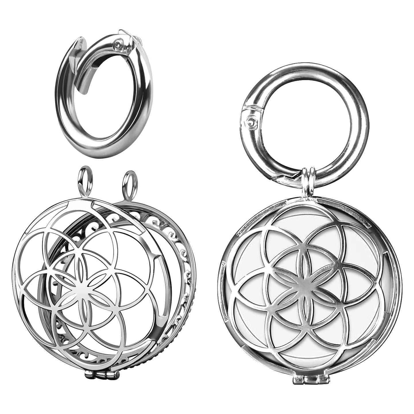 Funda Protectora Metalica VIIVY para AirTag - Plata