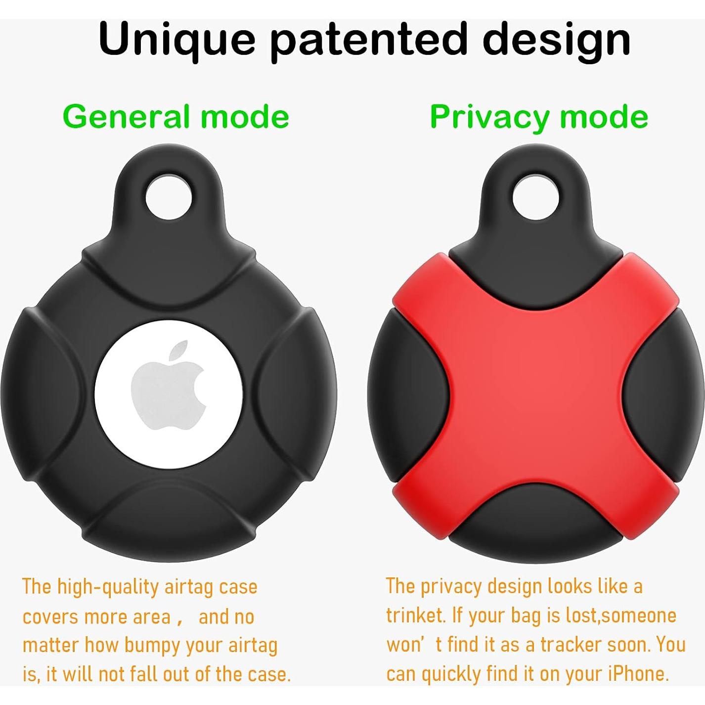 Paquete de 4 fundas de silicona Meokkaebi para AirTag 2021