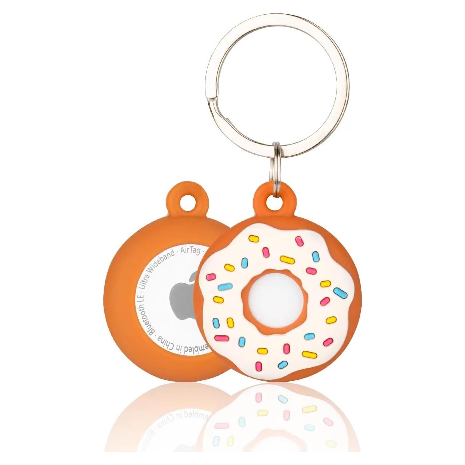 Funda de Silicona para AirTag Siopwk - Diseño Anime Color Donas