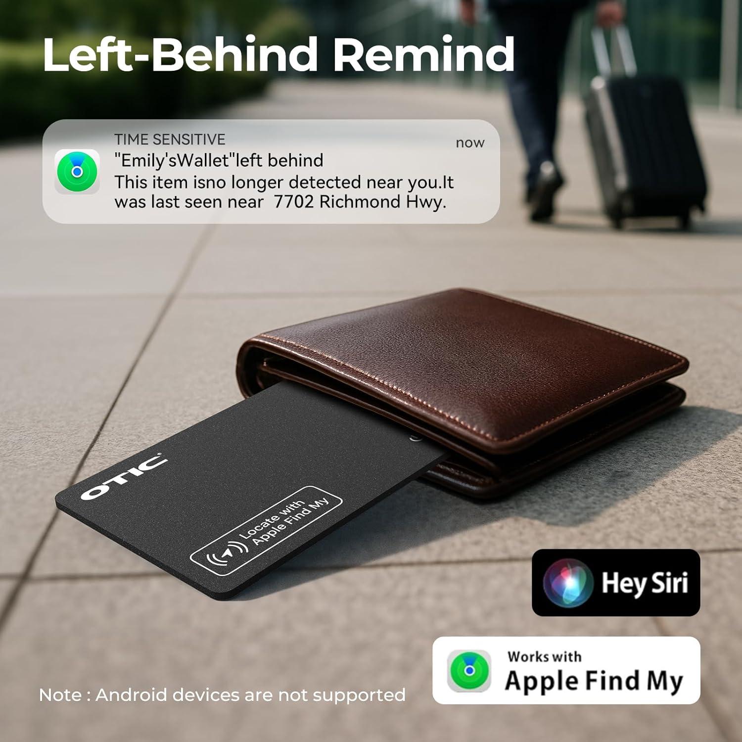 Rastreador Ultra Fino OTIC 1.7MM Recargable IP67 para iOS