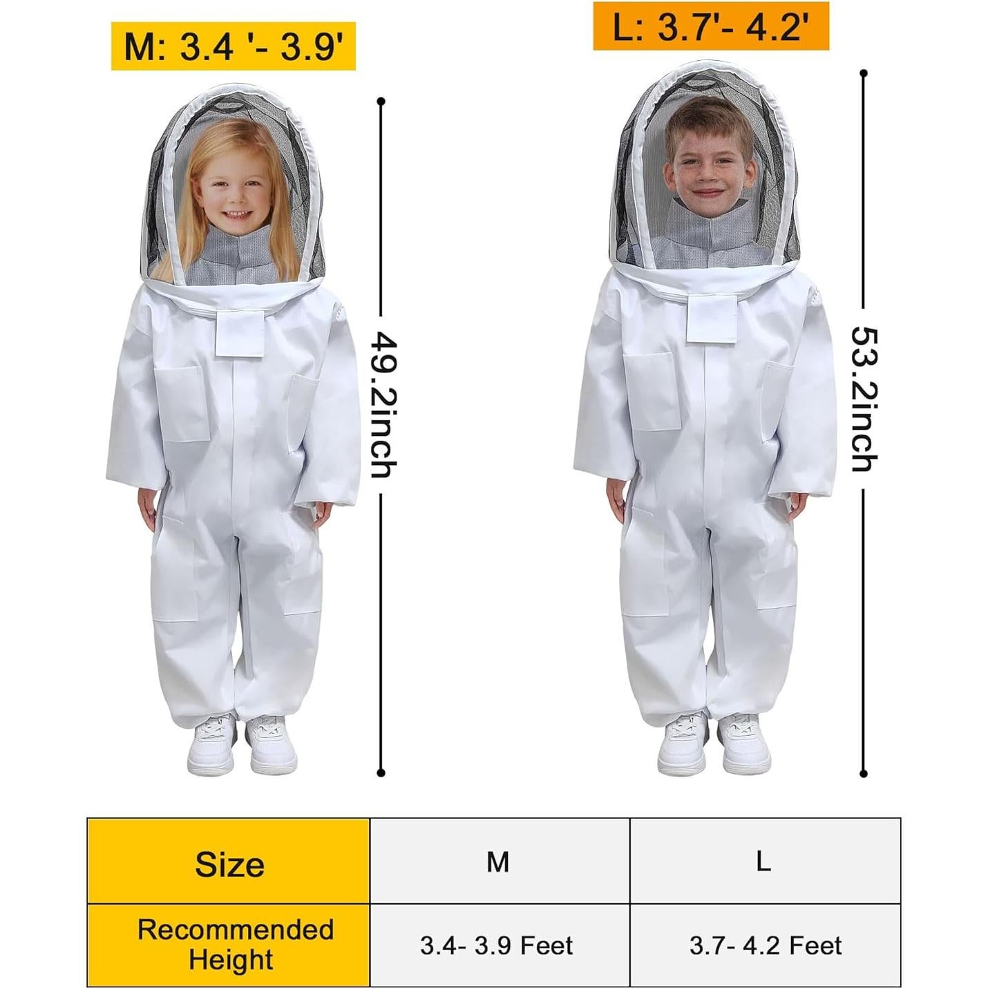 Traje de Apicultura para Niños PNKKODW M Transpirable