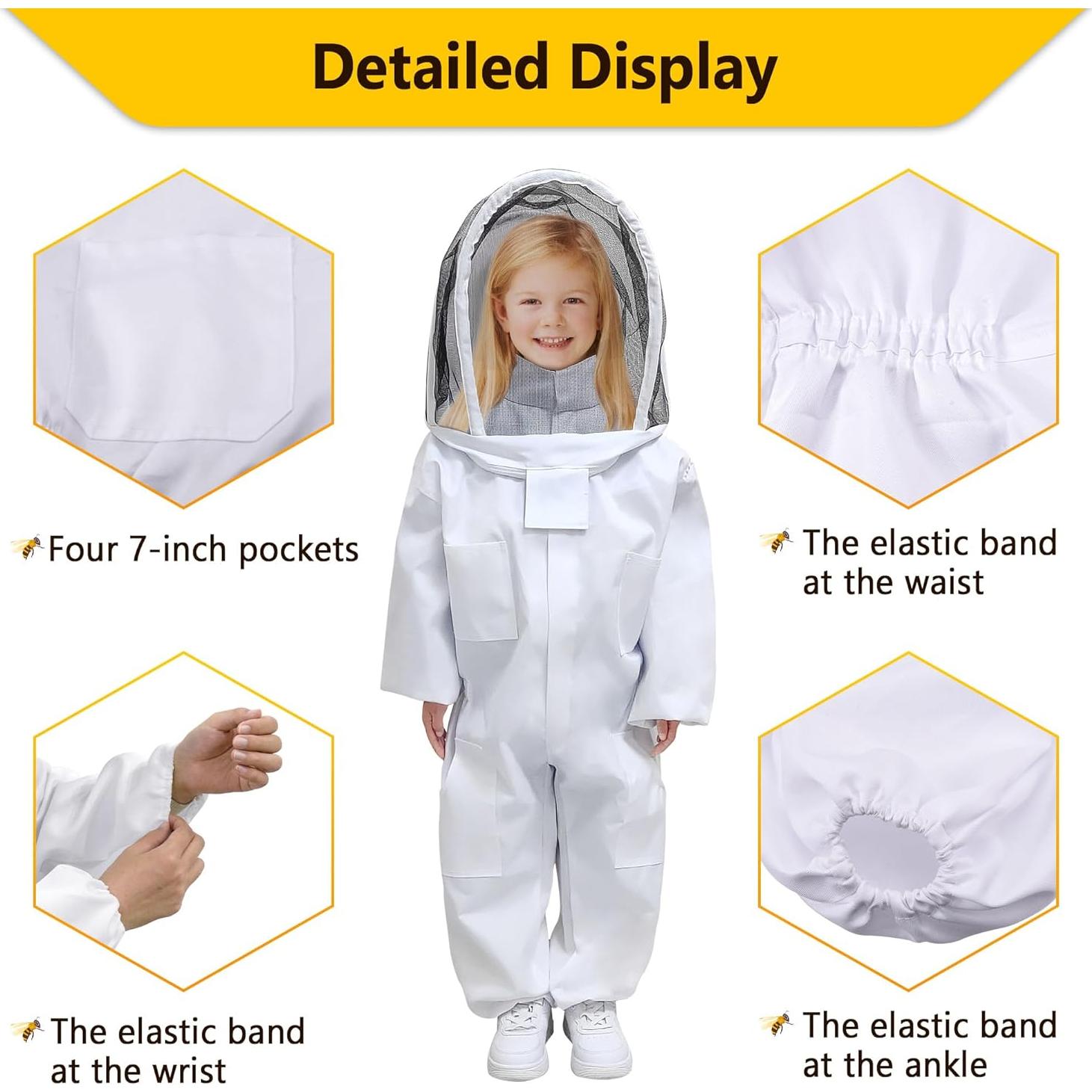 Traje de Apicultura para Niños PNKKODW M Transpirable