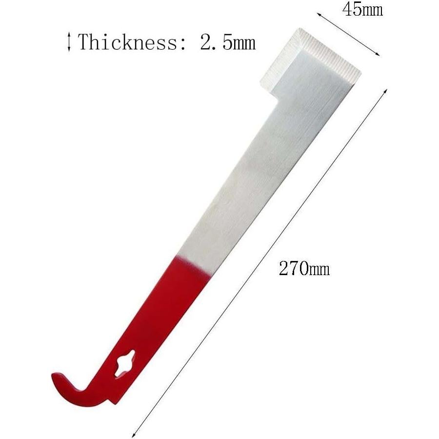 KINGLAKE J Hook de Acero para Colmena 26,67 cm Raspador