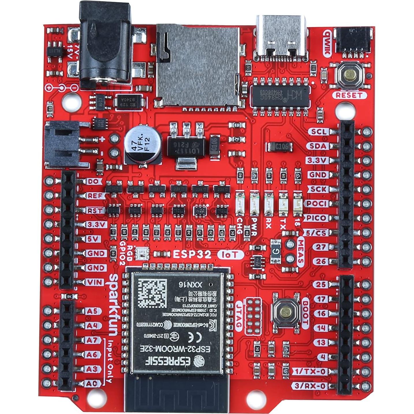 Placa de Desarrollo SparkFun IoT RedBoard ESP32 WROOM USB-C