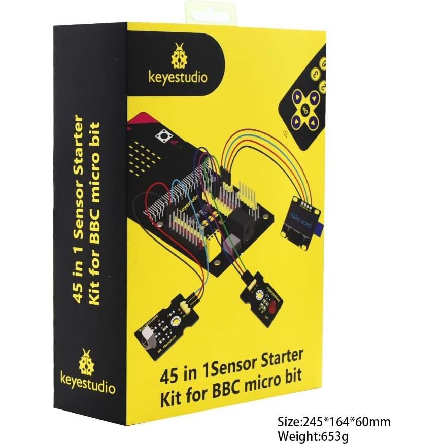 Kit de Inicio 45 Sensores Keyestudio Micro:bit V2.2