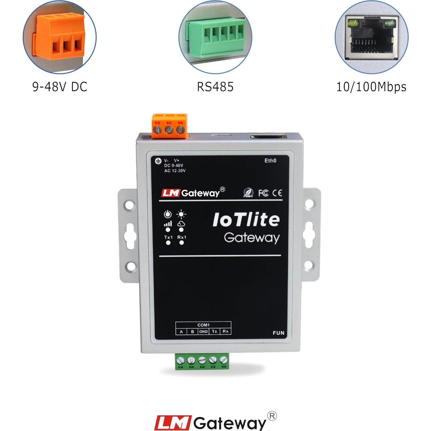 Puerta de enlace industrial IoT LM Gateway 101 - RS-485, WiFi