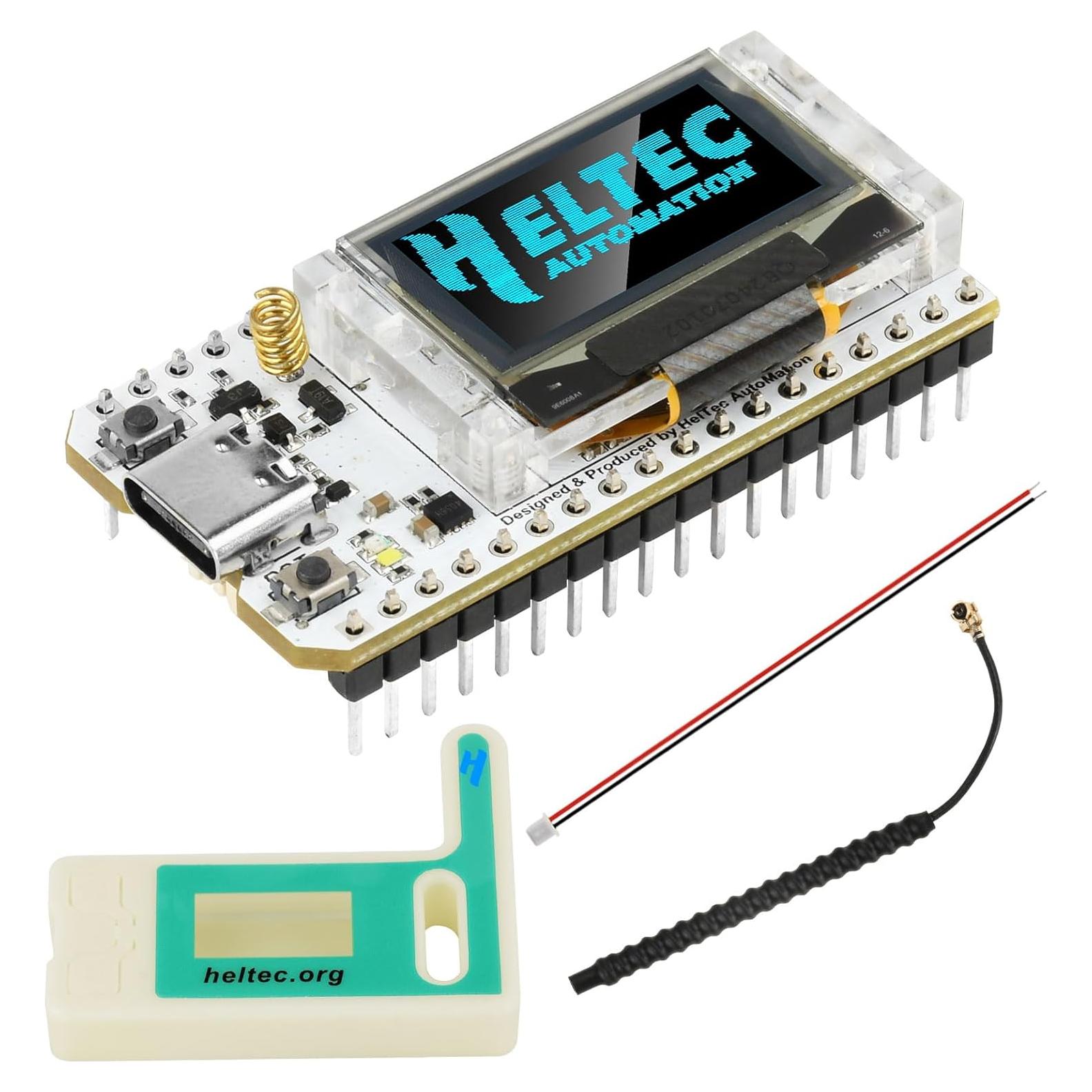 Módulo ESP32 LoRa Aideepen con Pantalla OLED 0.96"