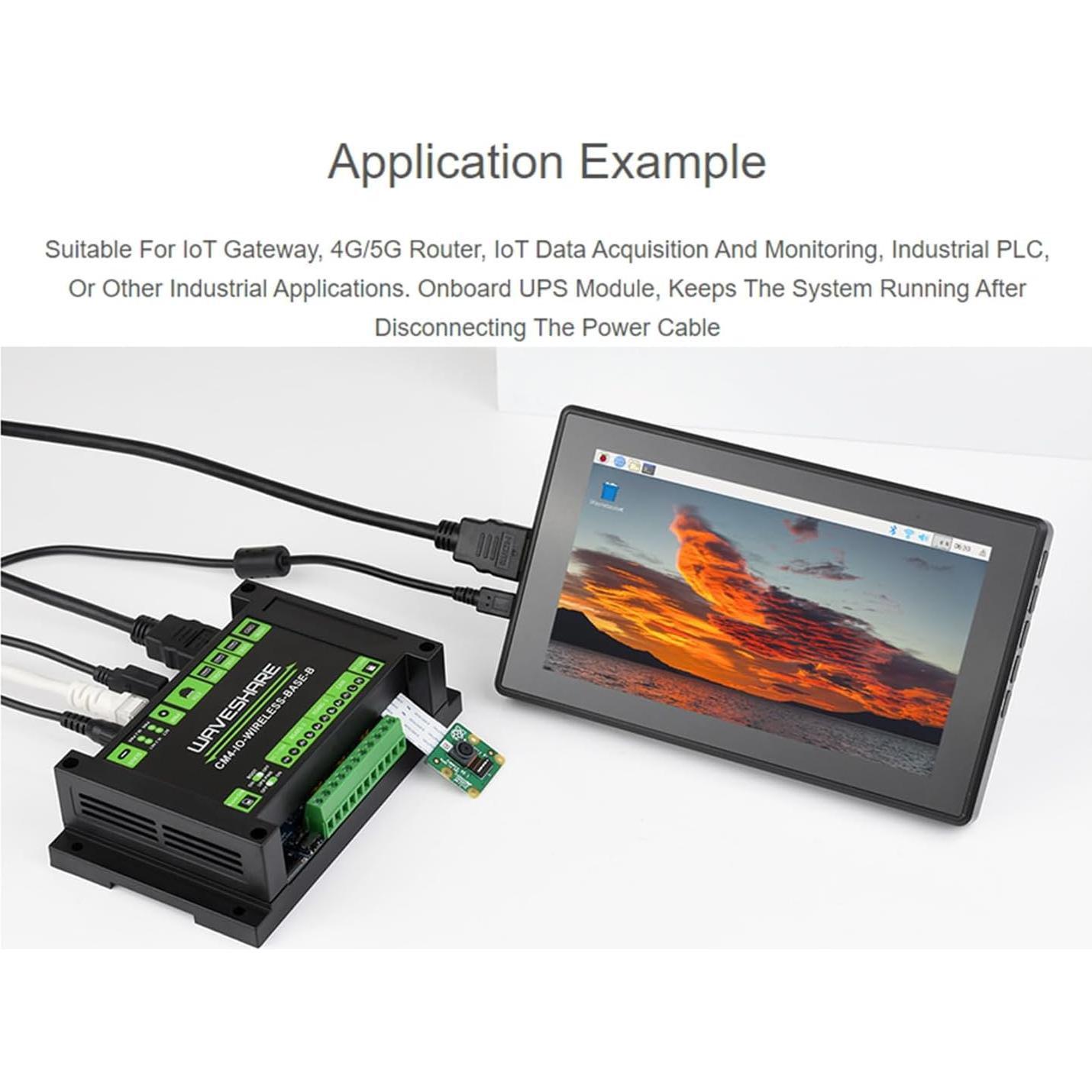 Módulo de Expansión Industrial Waveshare para Raspberry Pi 4G/5G