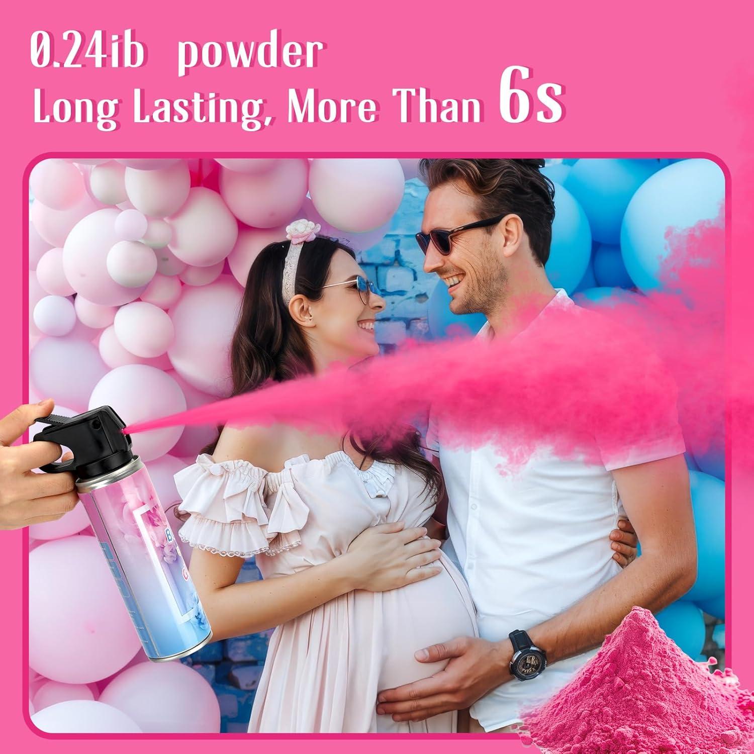 Extintor Revelación de Género QIYVLOS Rosa 0.11 kg