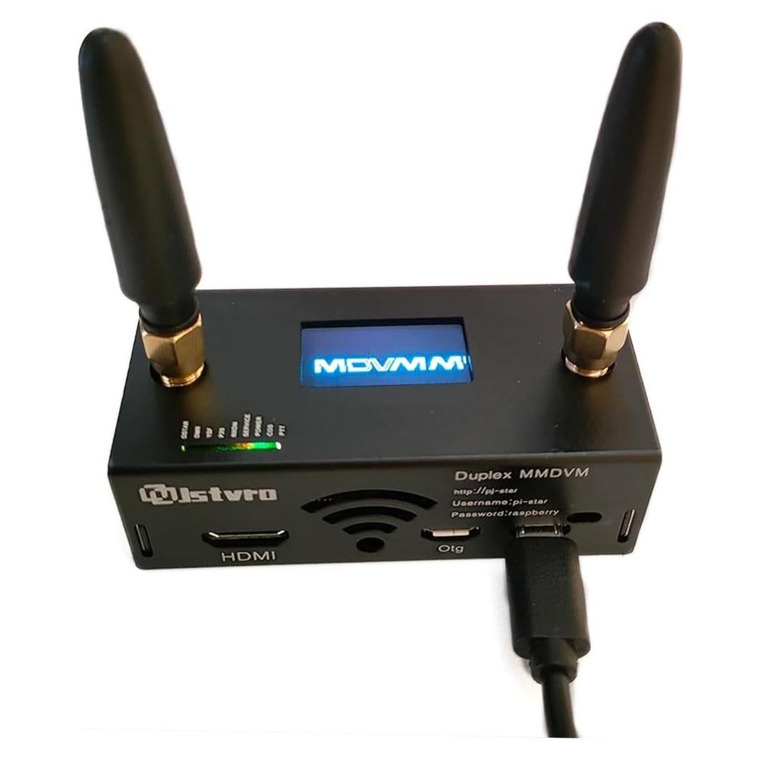 Upgraded MMDVM Duplex Hotspot Radio WiFi Digital Voice Modem Work UHF VHF Dual Band Support DMR Dstar YSF P25 Fusion Raspberry Pi Zero W Two Colors OLED