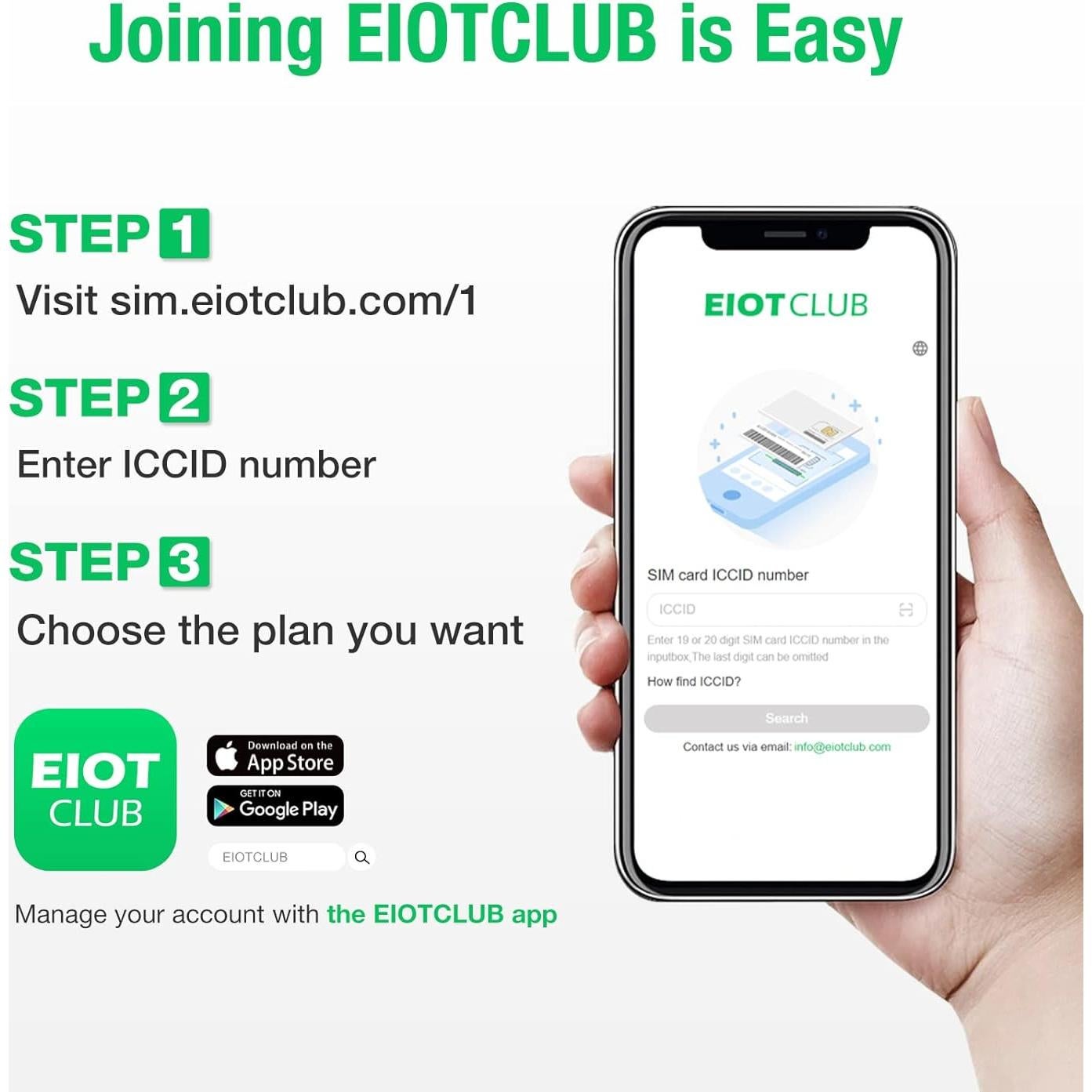 Tarjeta SIM de Datos EIOTCLUB Triple Play Pro 5G 4G LTE