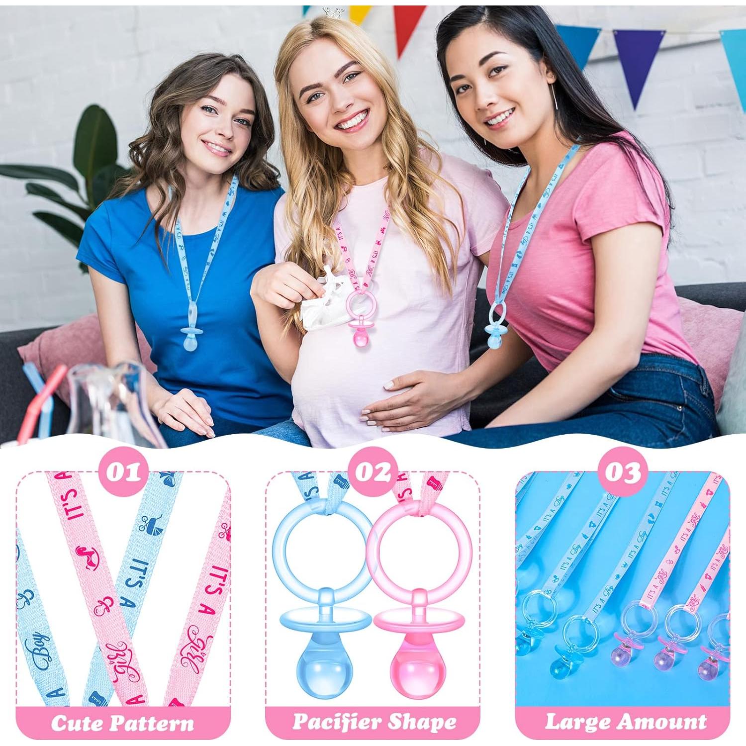 Collar de Chupetes 36 Piezas Coume Baby Shower Acrílico