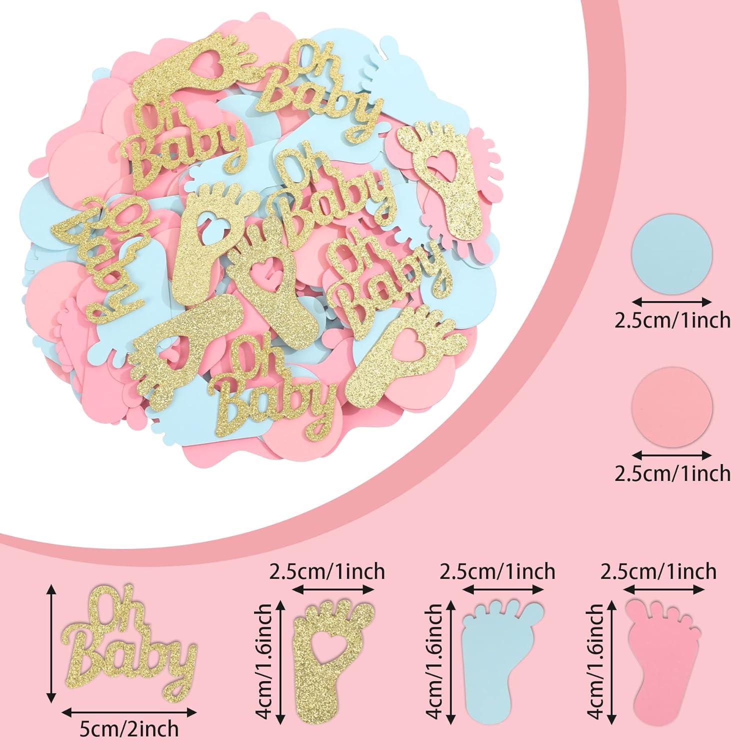 Confeti de Revelación de Género MARFOREVER 350 Piezas