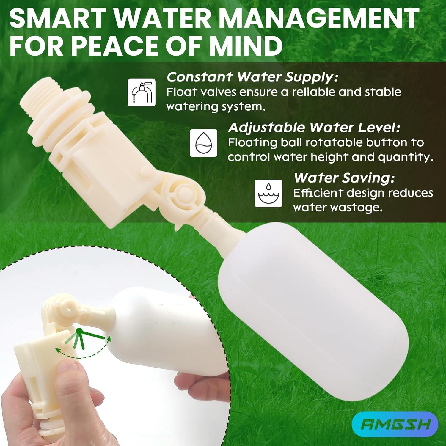 Dispensador Automático de Agua AMGSH 29x26.7cm para Ganado