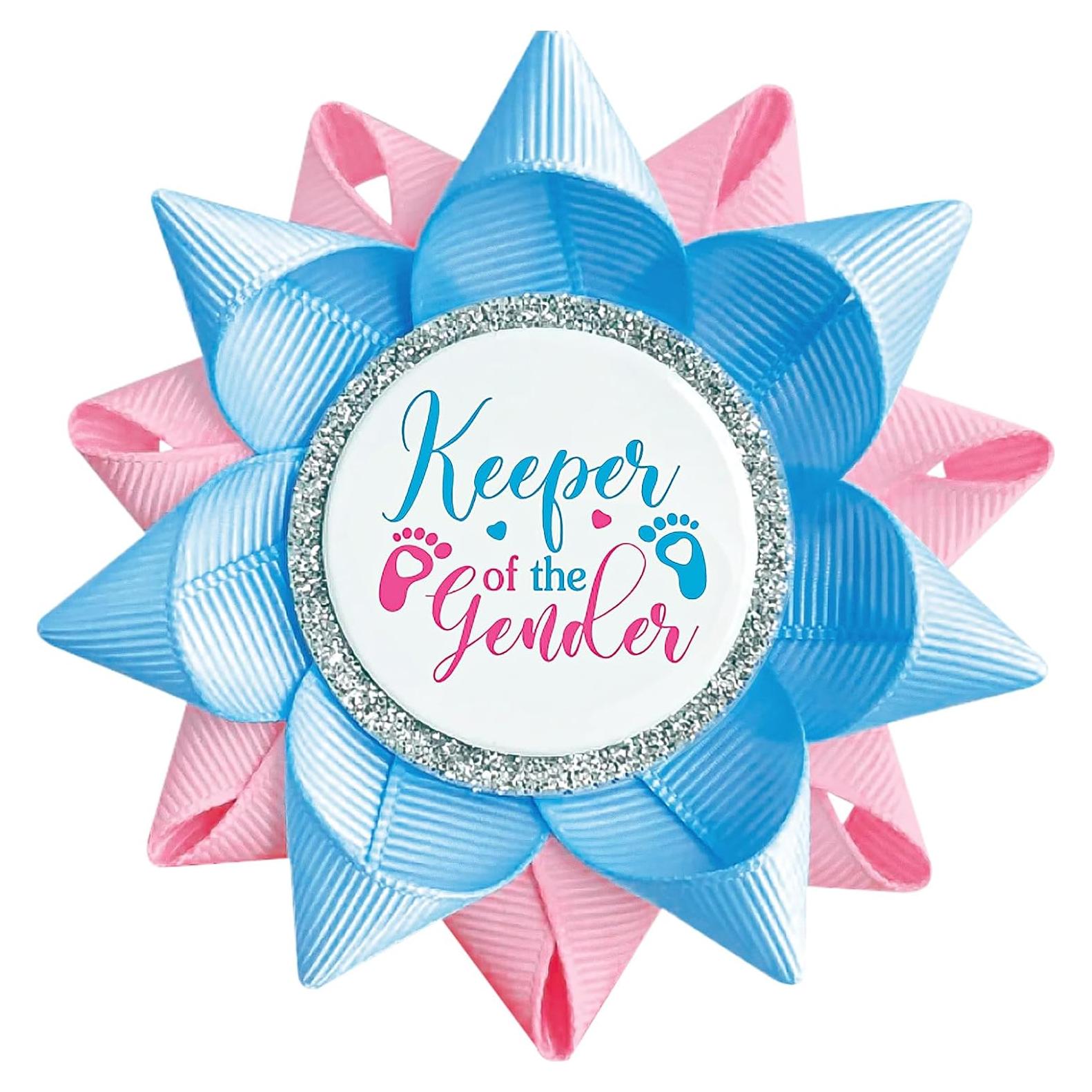 Pin de Revelación de Género Ecation 2 Piezas Rosa y Azul