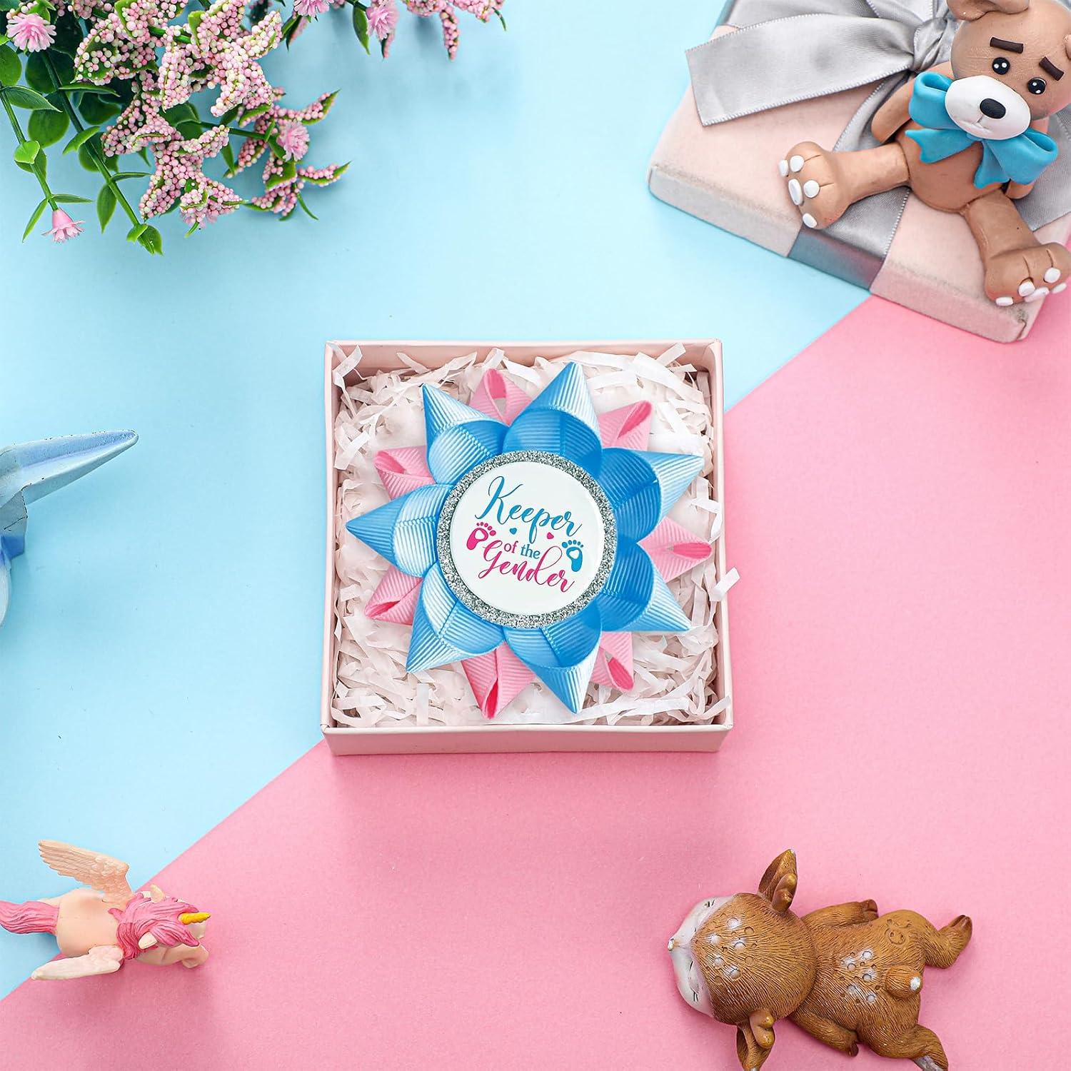 Pin de Revelación de Género Ecation 2 Piezas Rosa y Azul