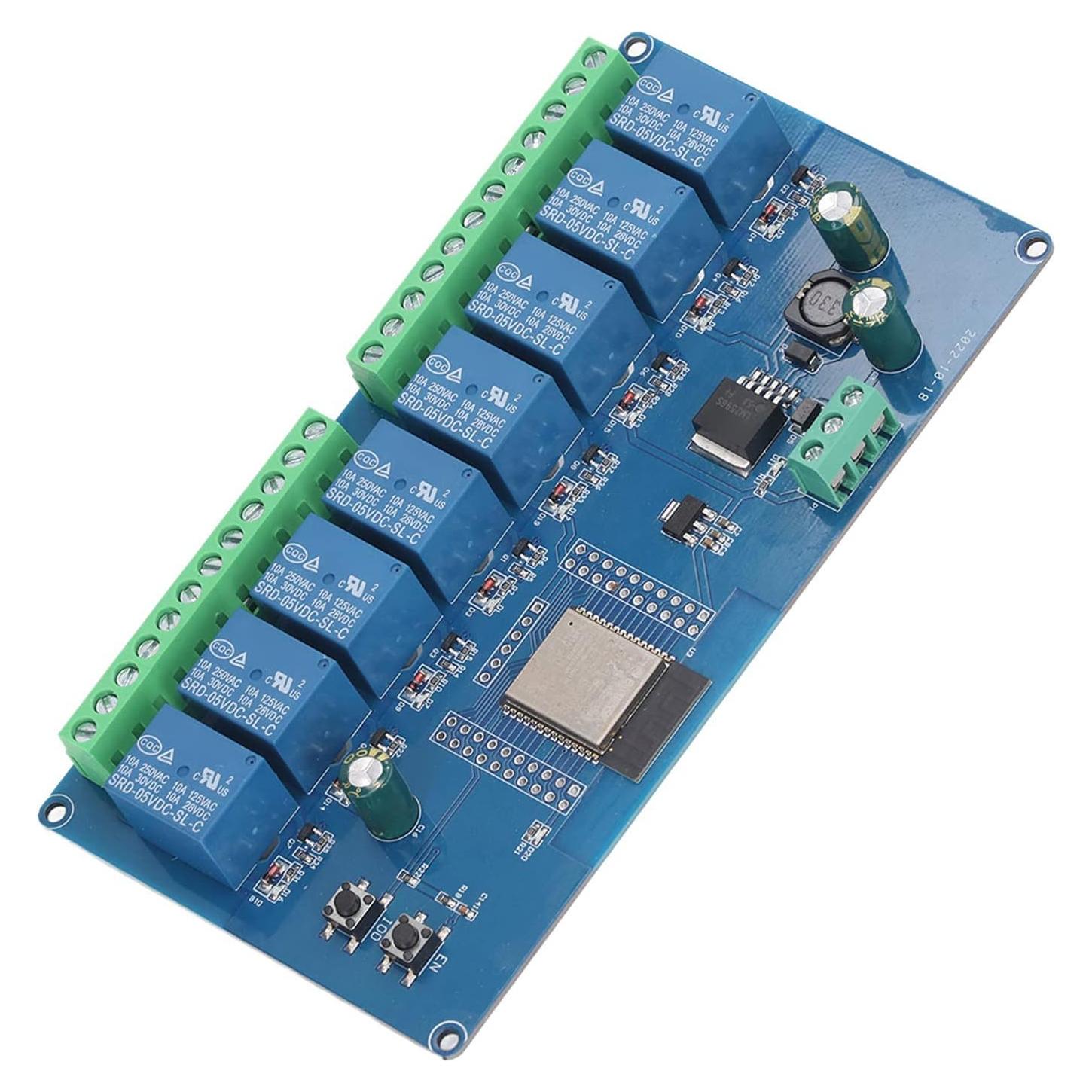 Módulo Relé Inteligente 8 Canales ESP32 WALFRONT 250V AC