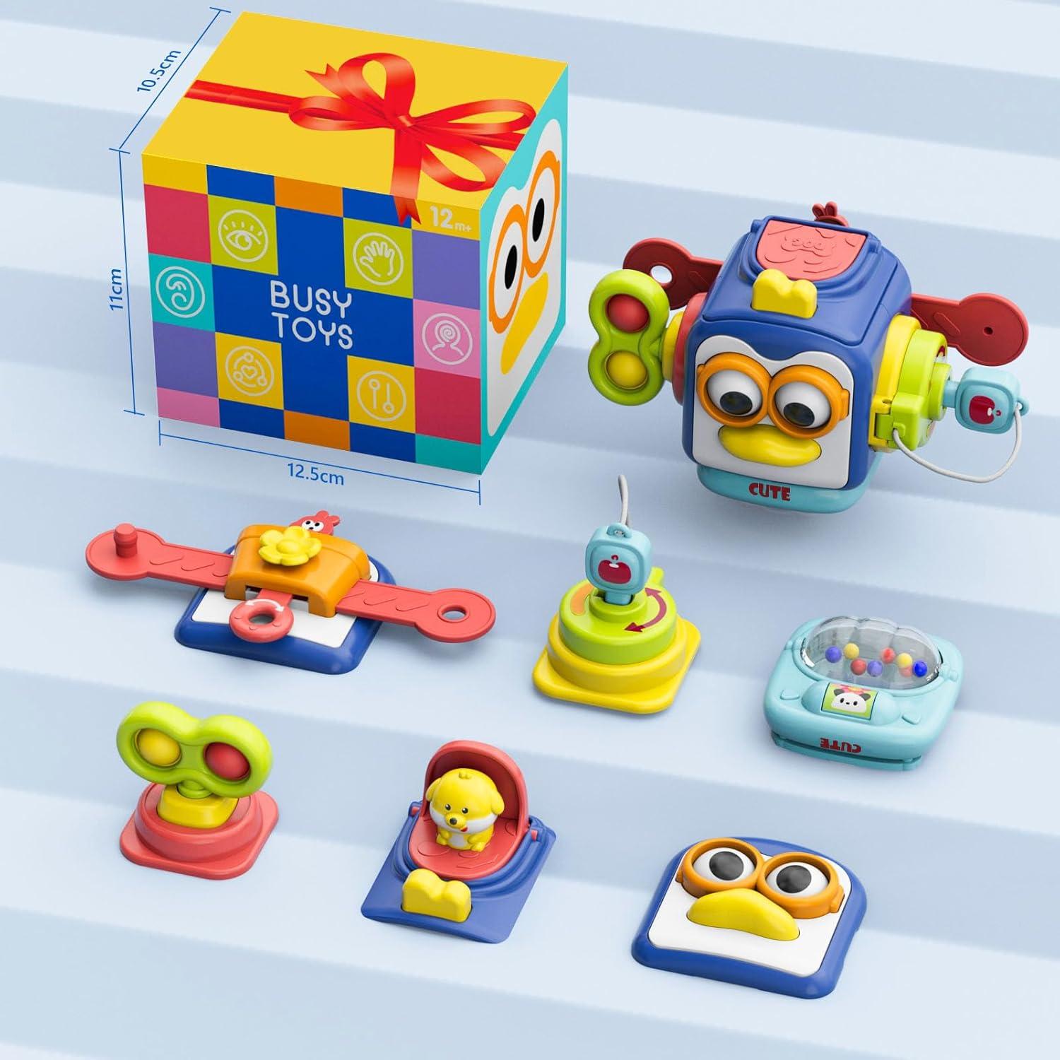 Cubo Ocupado Montessori OSIMILY para Bebés 12-36 Meses