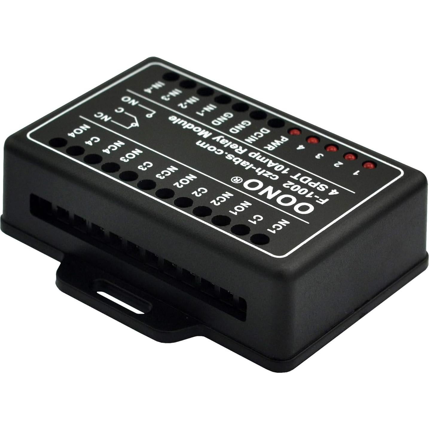 Módulo Relé de Potencia 4 Canales 10Amp DC5V para Raspberry Pi