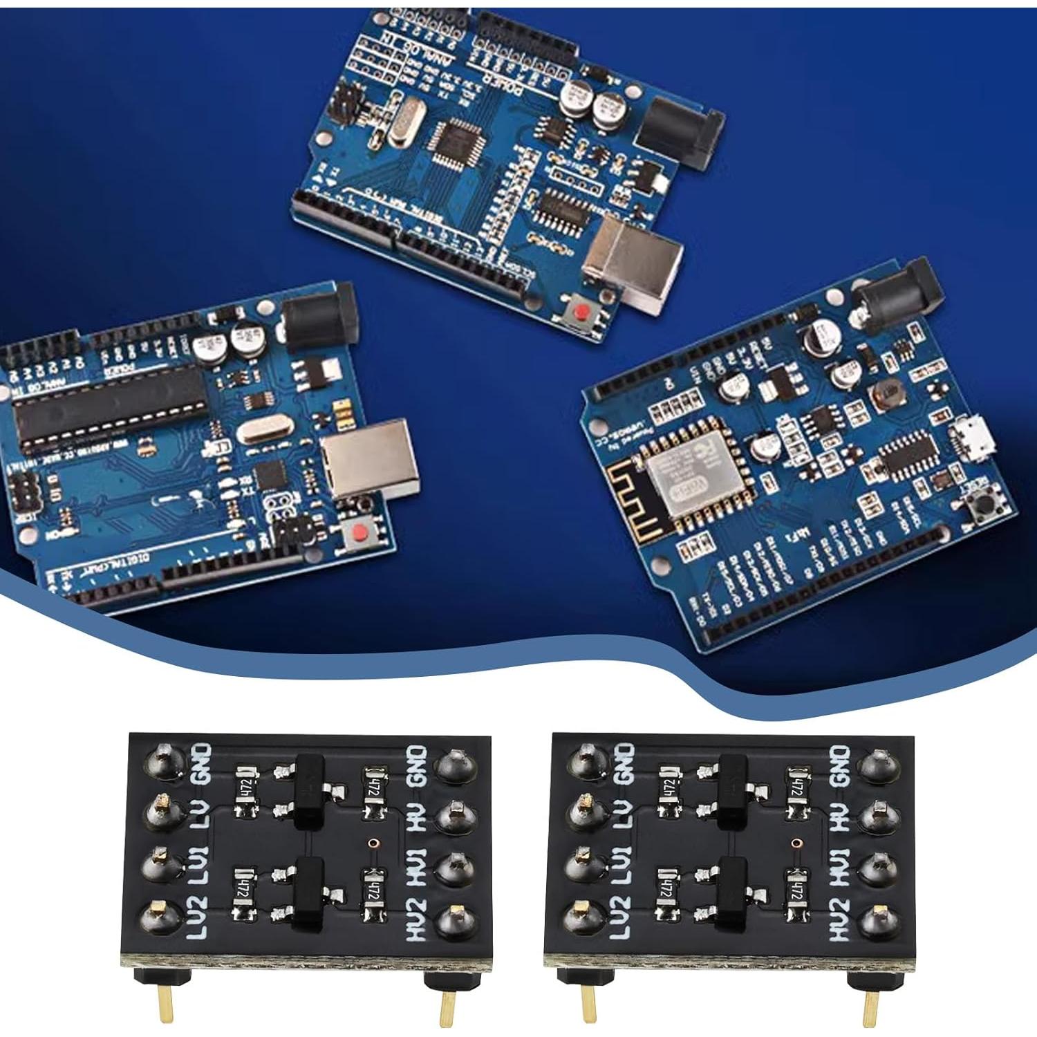 Convertidor de Nivel Lógico Bi-Direccional SING F LTD 4Pcs 3.3V-5V