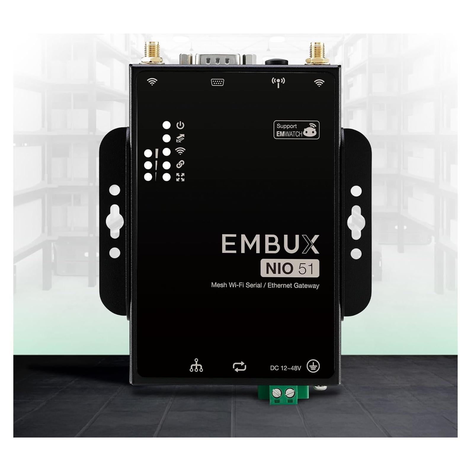 Servidor NIO51 Nexcom | Puerta de Enlace Industrial IoT Modbus RTU a TCP