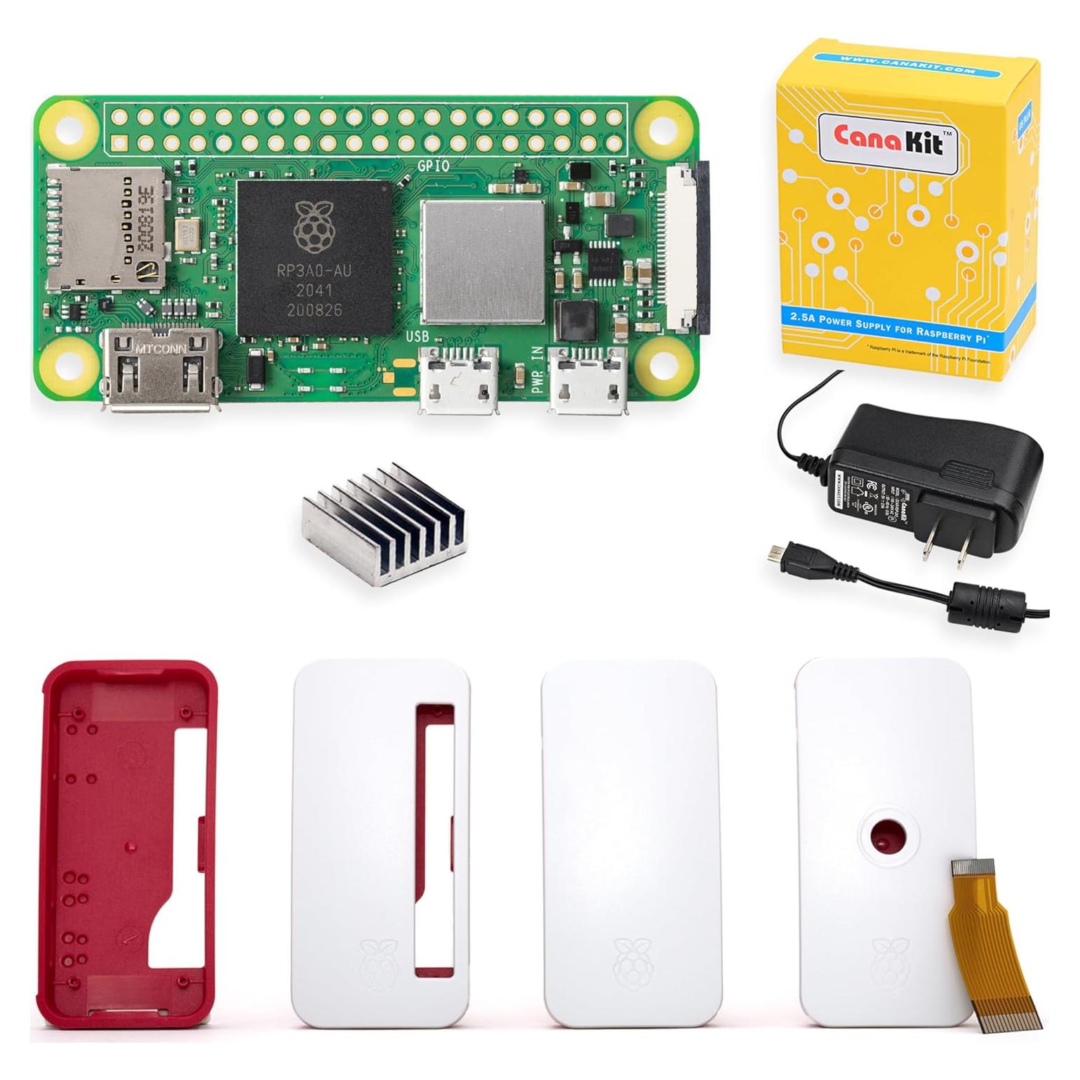 CanaKit Raspberry Pi Zero 2 W Kit Básico con Caja Oficial