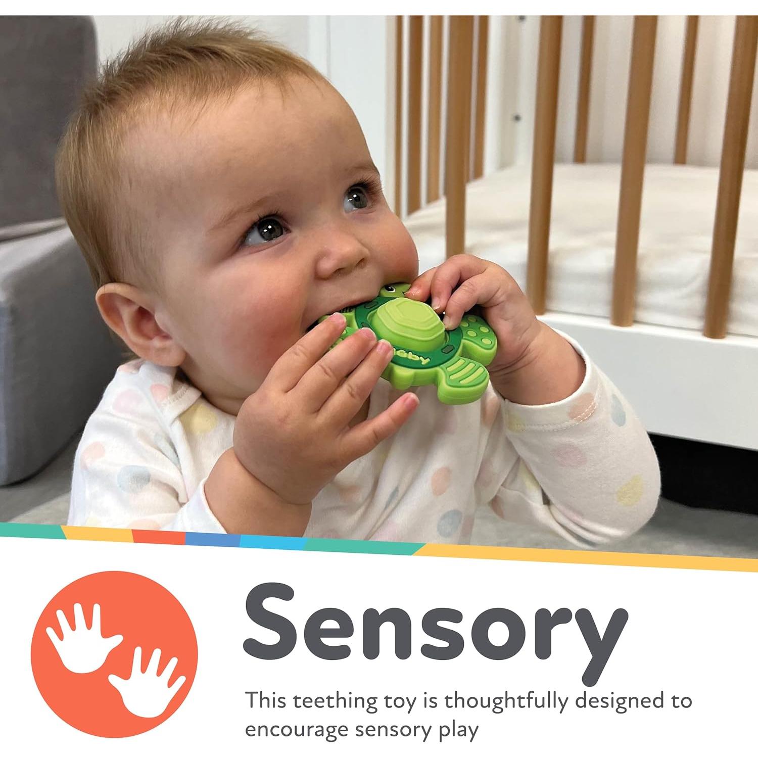 Juguete de Dentición Nuby Tortuga Teethe N' Pop 3+ Meses