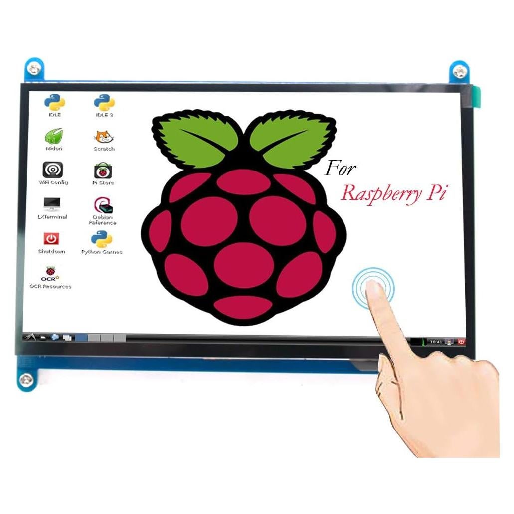 Monitor LCD TFT 7" Padarsey HDMI Táctil 1024x600 para Raspberry Pi