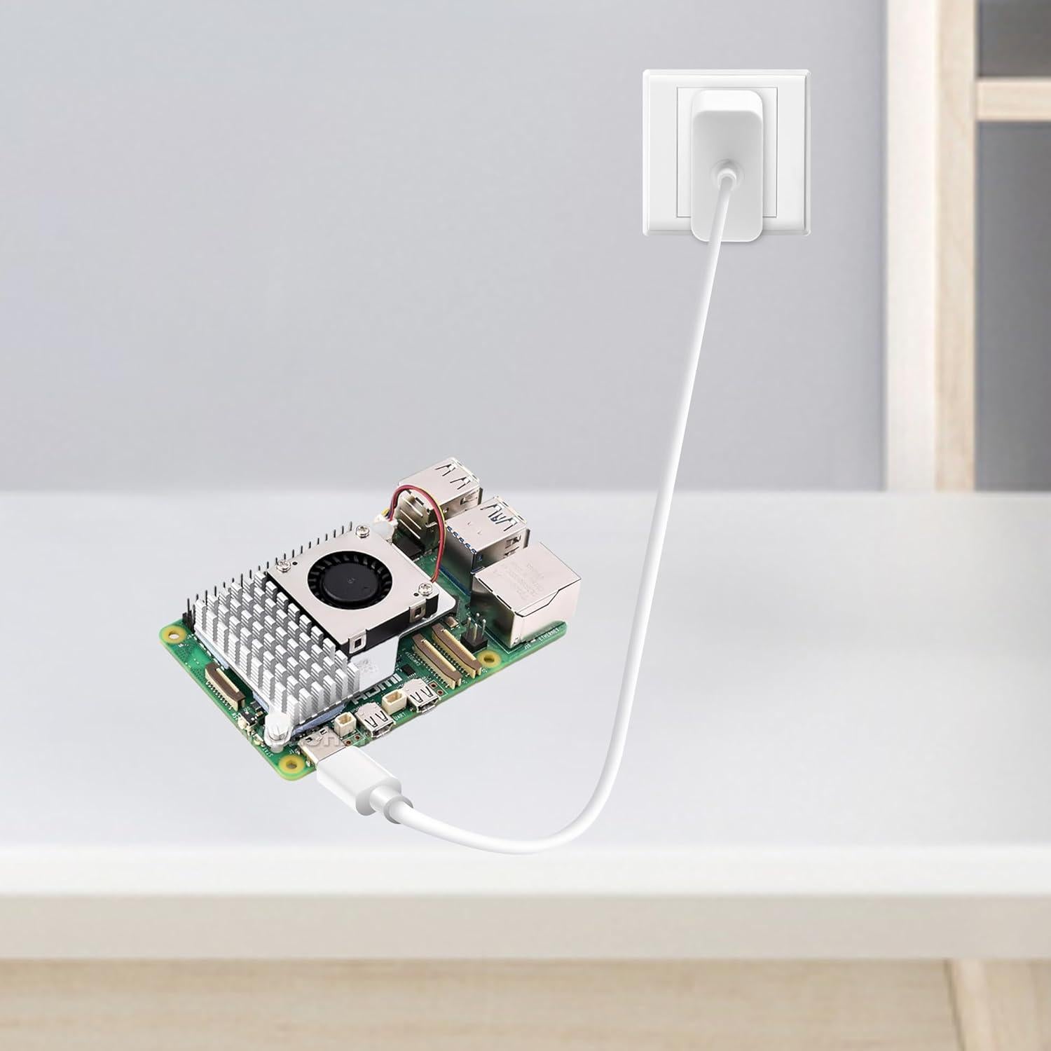 Kit Raspberry Pi 5 iRasptek 16GB RAM + Fuente 27W + Enfriador