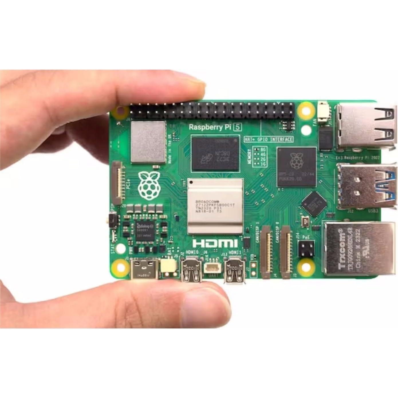 Raspberry Pi 5 Kit 8GB RAM con Fuente 27W y Disipadores