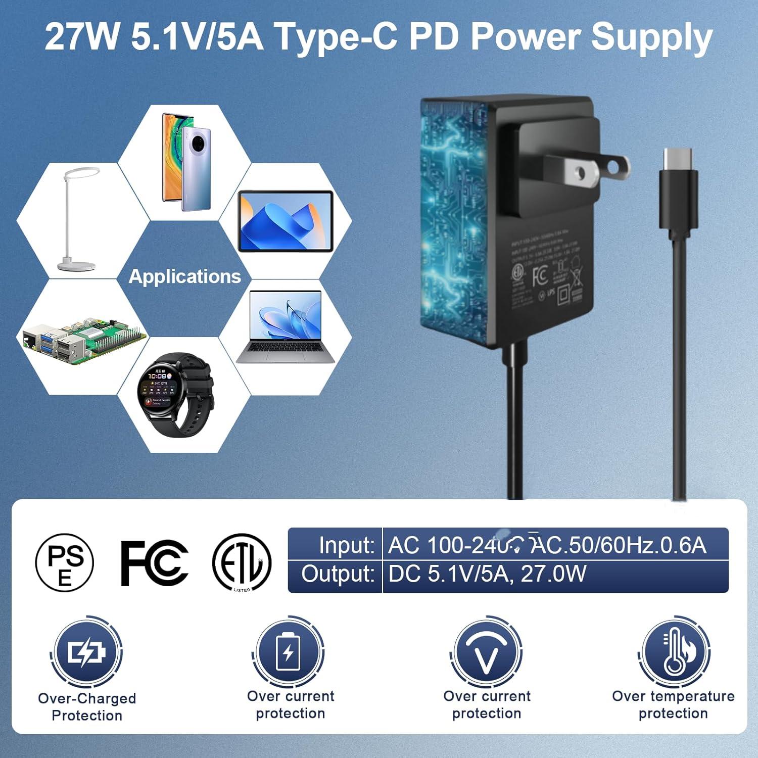 Kit Raspberry Pi 5 16GB Vemico con Enfriador y Fuente 27W