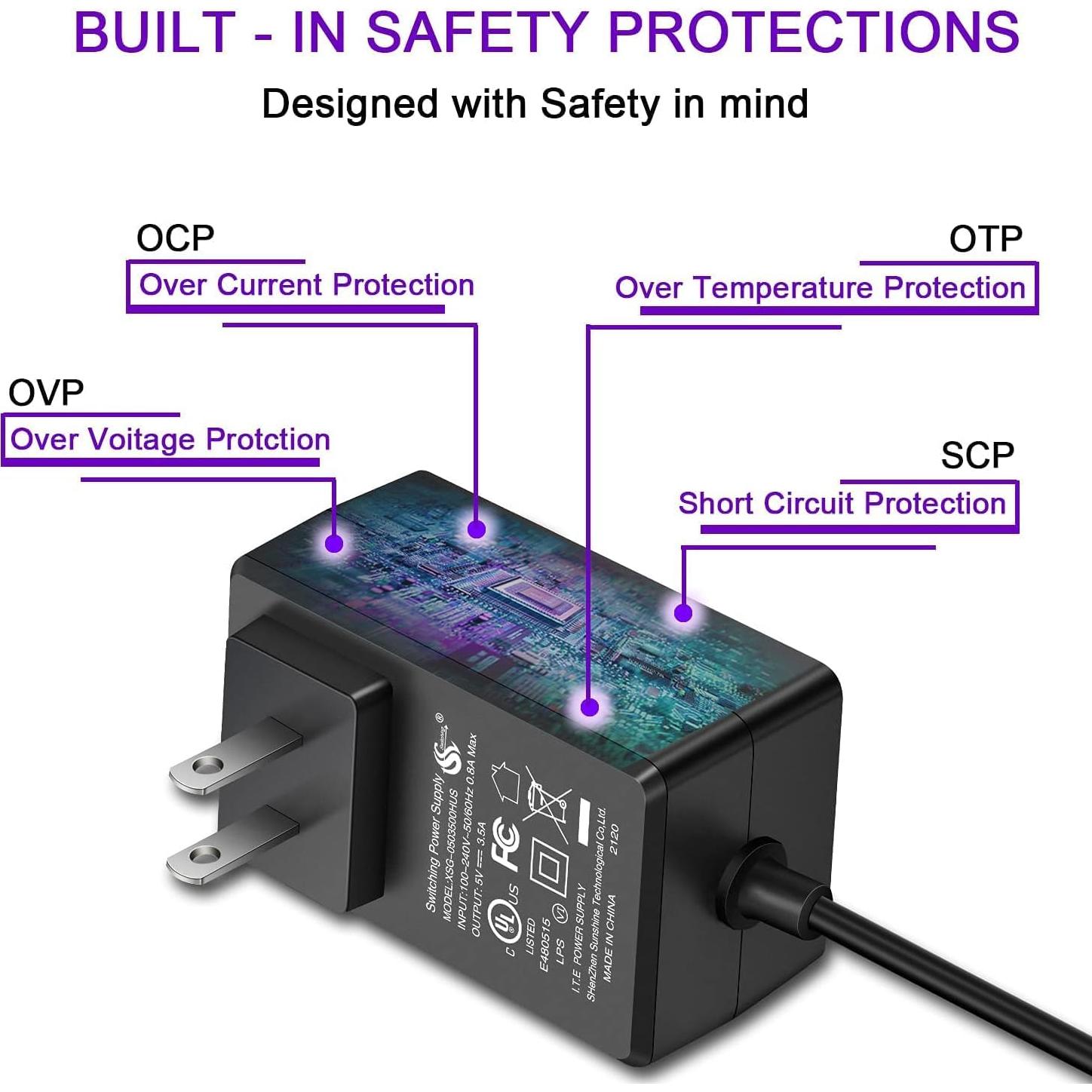 Adaptador de Alimentación 27W USB-C para Raspberry Pi 5
