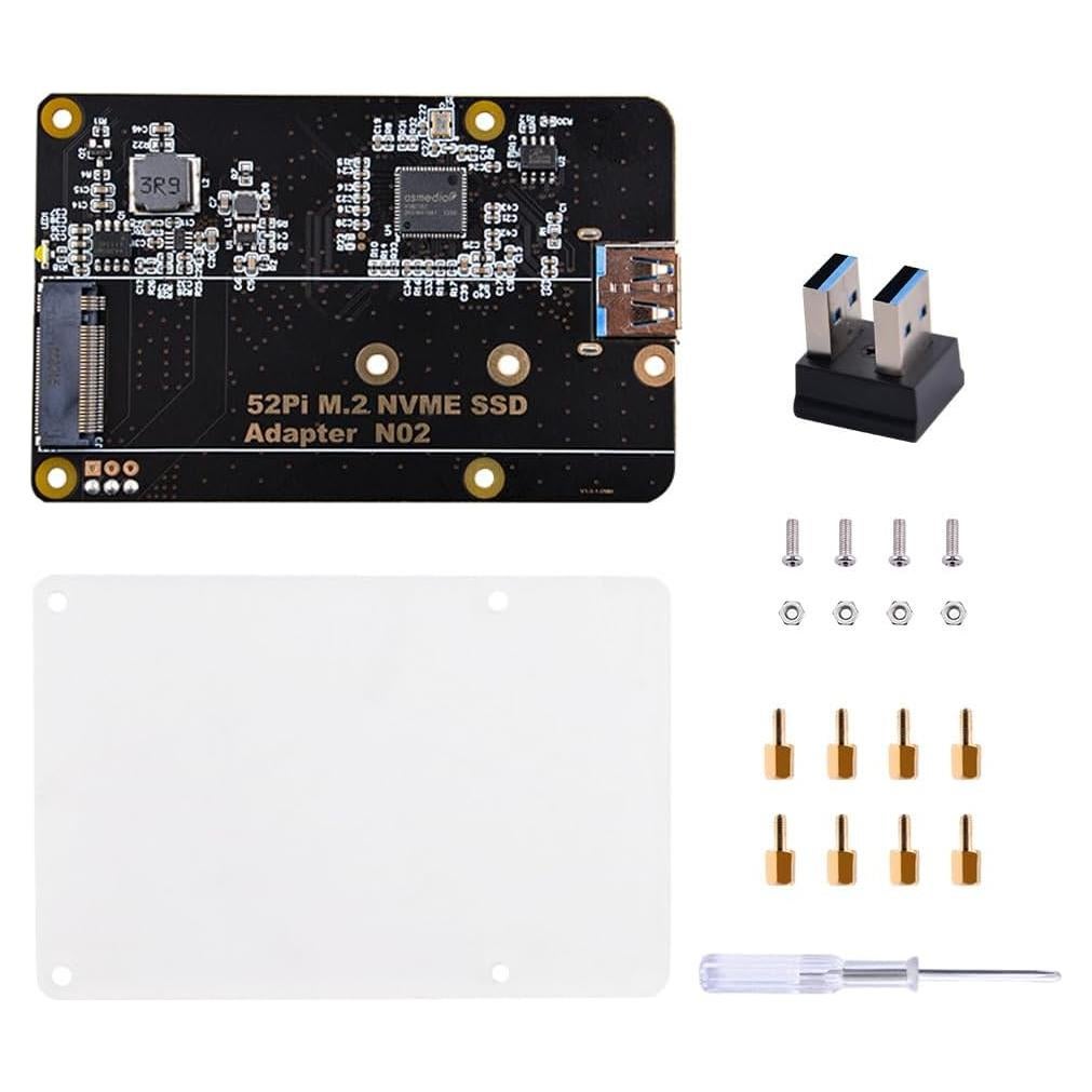 Placa Adaptadora SSD M.2 NVMe GeeekPi para Raspberry Pi 4