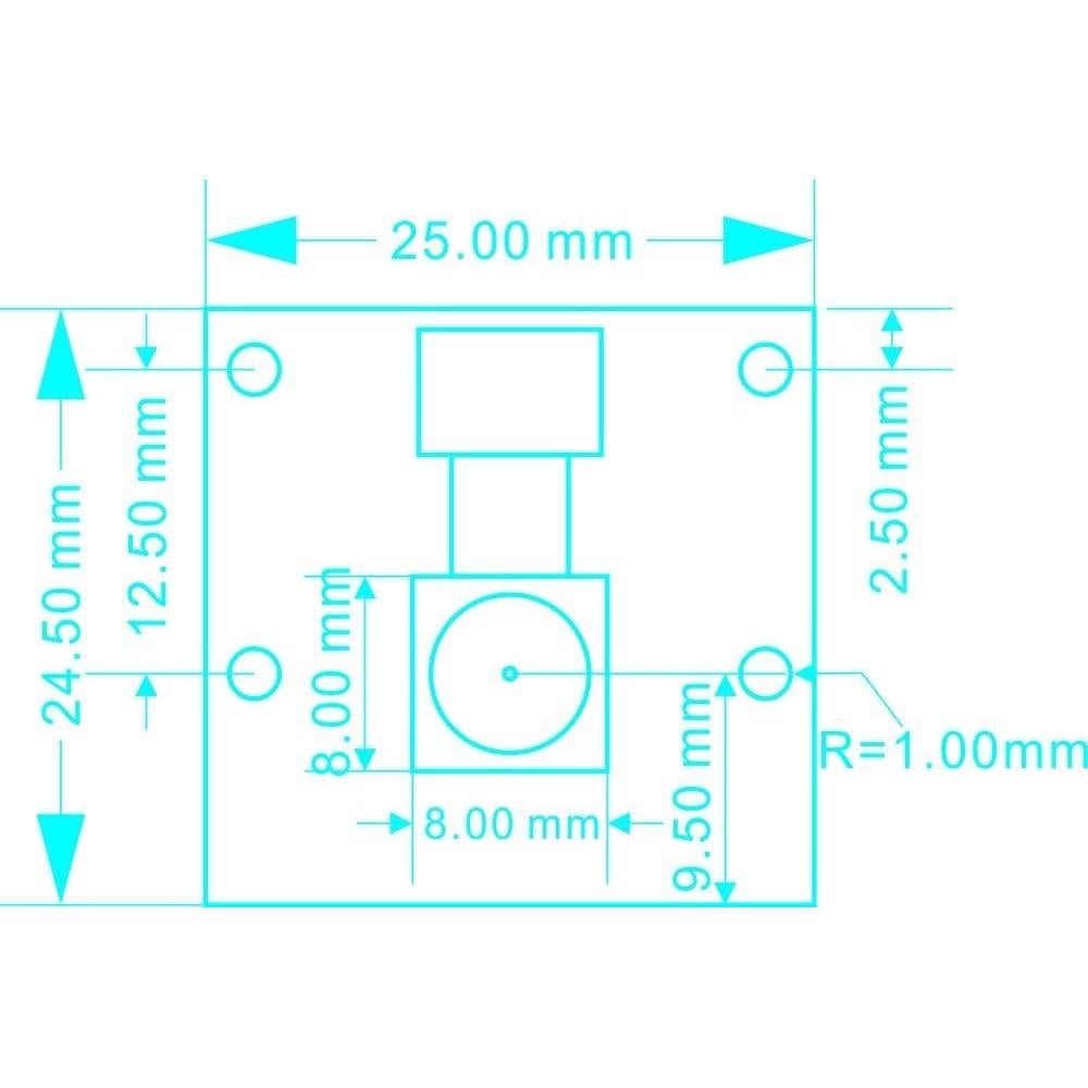 Módulo de cámara Arducam 5MP OV5647 para Raspberry Pi