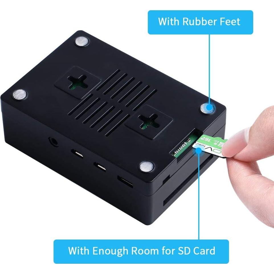 Pantalla Táctil 3.5" GeeekPi para Raspberry Pi 4B con Carcasa