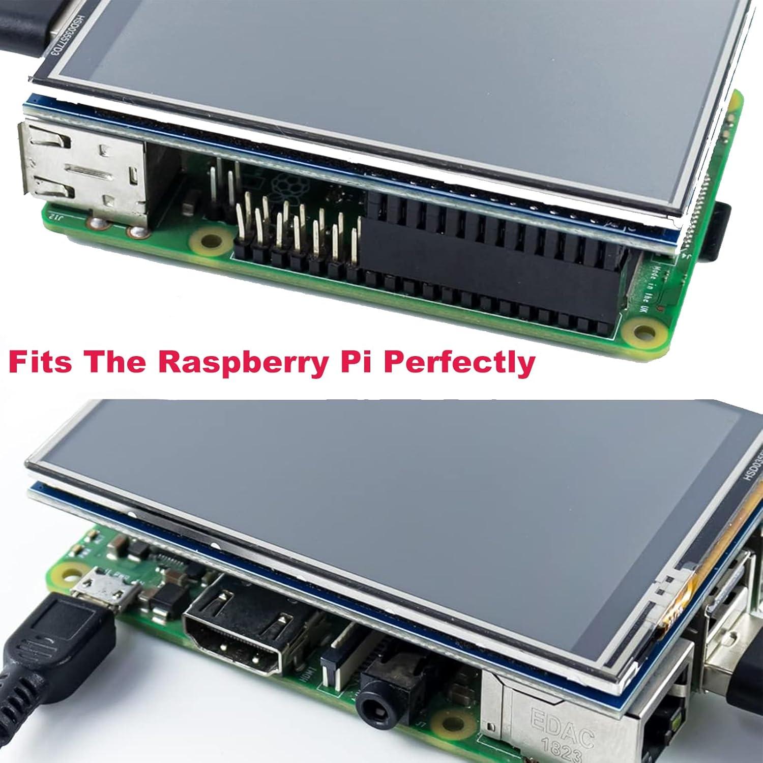 Pantalla Táctil TFT LCD 3.5" SuziePi 480x320 para Raspberry Pi