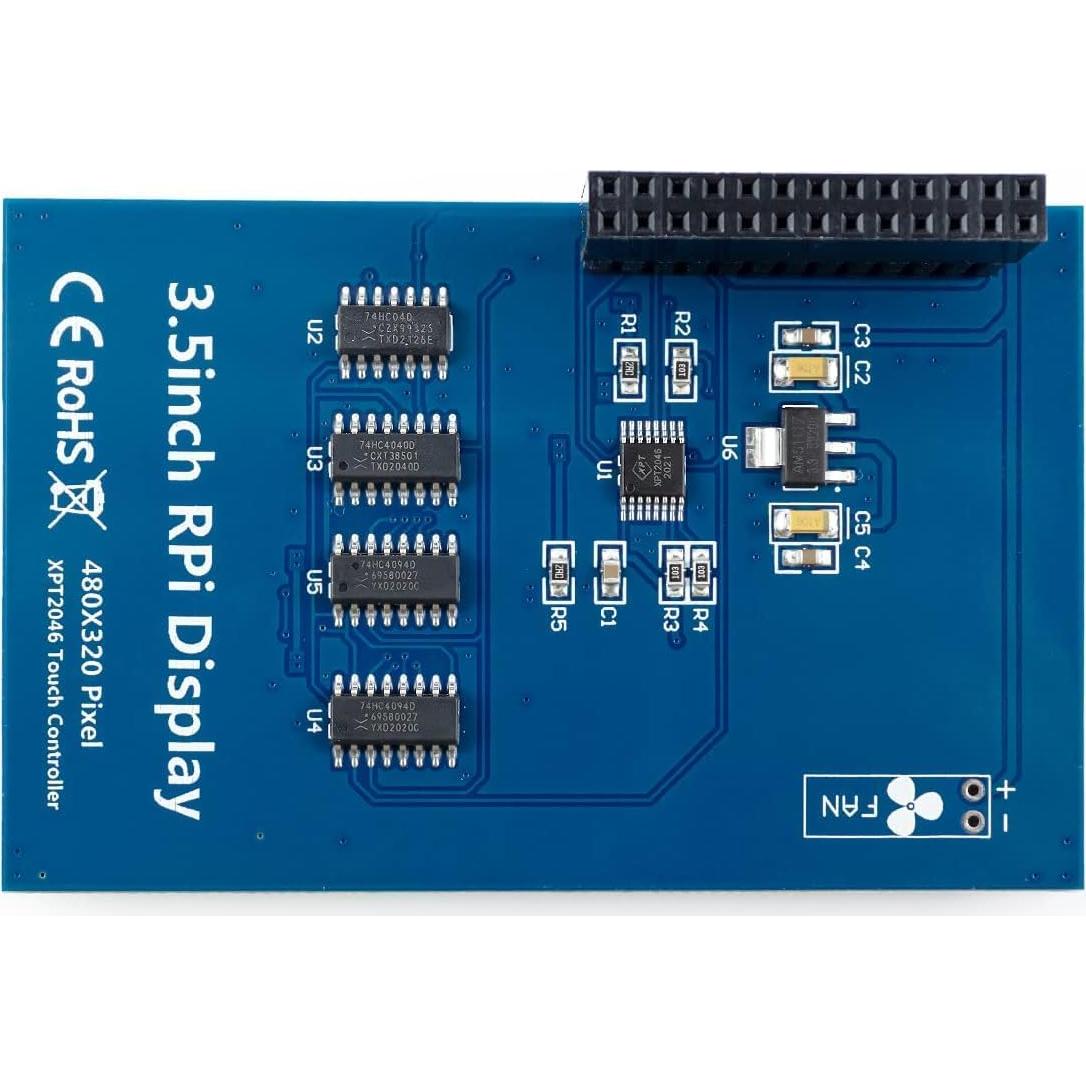Pantalla Táctil TFT LCD 3.5" SuziePi 480x320 para Raspberry Pi