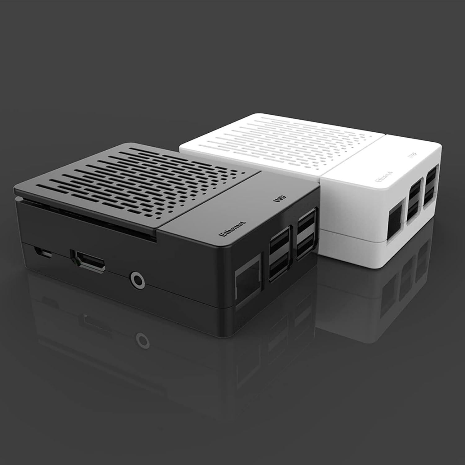 [5V 3A 15W] iUniker Raspberry Pi 3 Case, Power Supply With Switch for Pi 3 B+ (UL Listed)