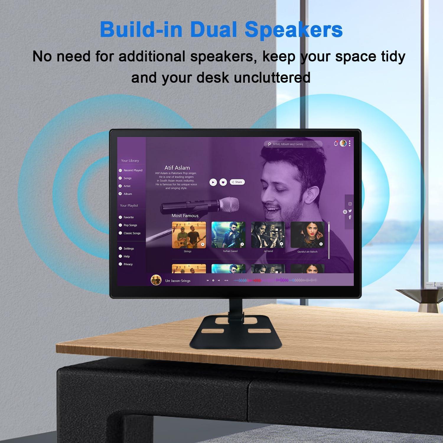 Monitor Táctil 10.5" Wisecoco 2K 2560x1600 HDMI RPi