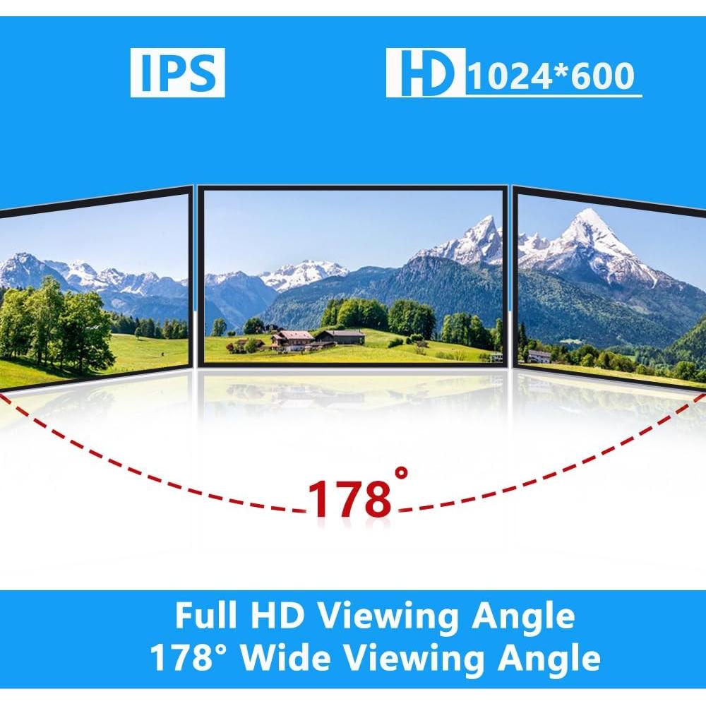 Pantalla LCD 7" GeeekPi 1024x600 HDMI para Raspberry Pi