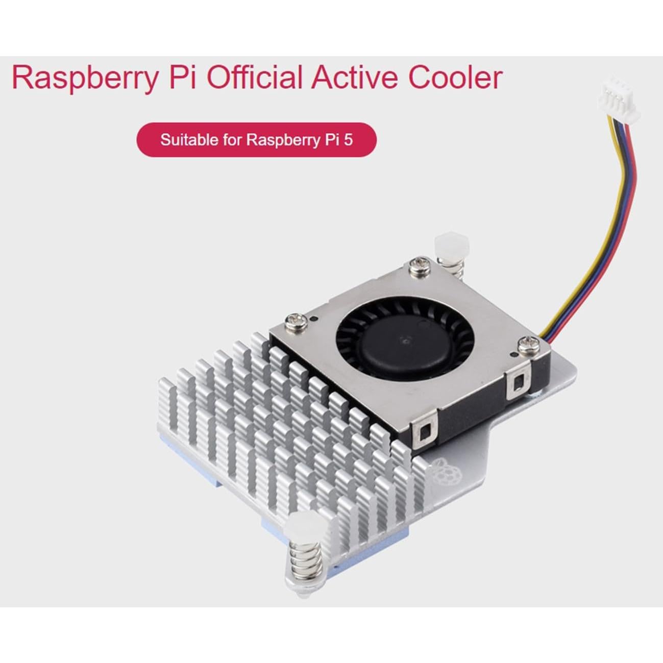 Enfriador Activo Oficial Raspberry Pi 5 con Ventilador y Disipador