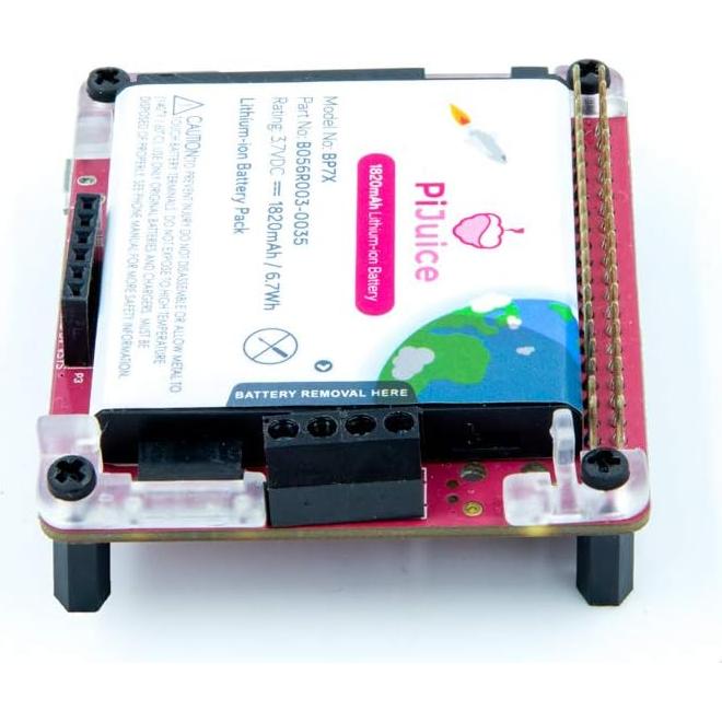 Plataforma de energía portátil PiJuice para Raspberry Pi UPS