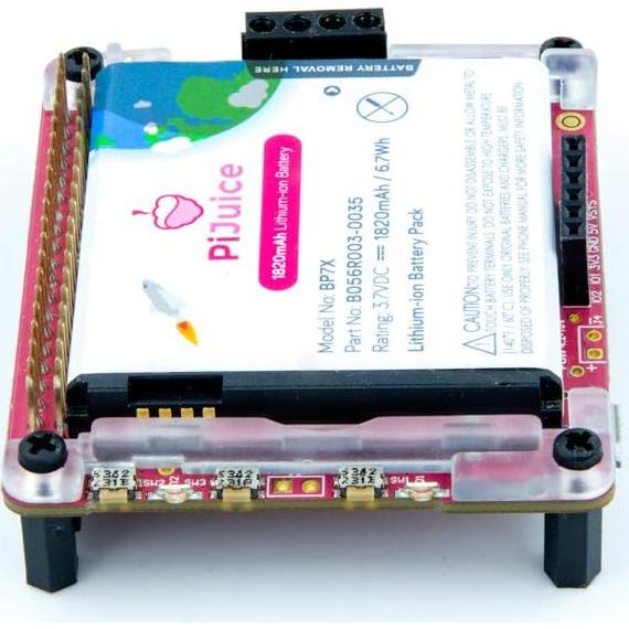 Plataforma de energía portátil PiJuice para Raspberry Pi UPS
