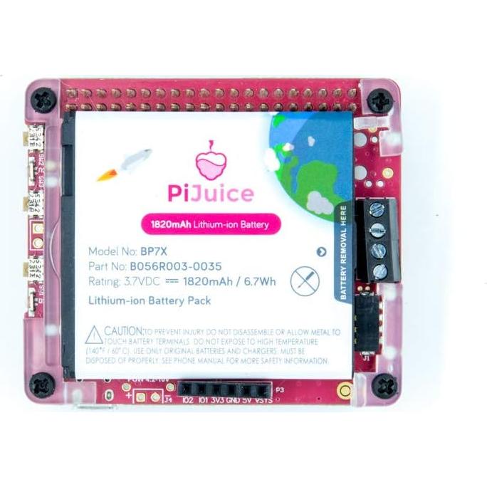Plataforma de energía portátil PiJuice para Raspberry Pi UPS