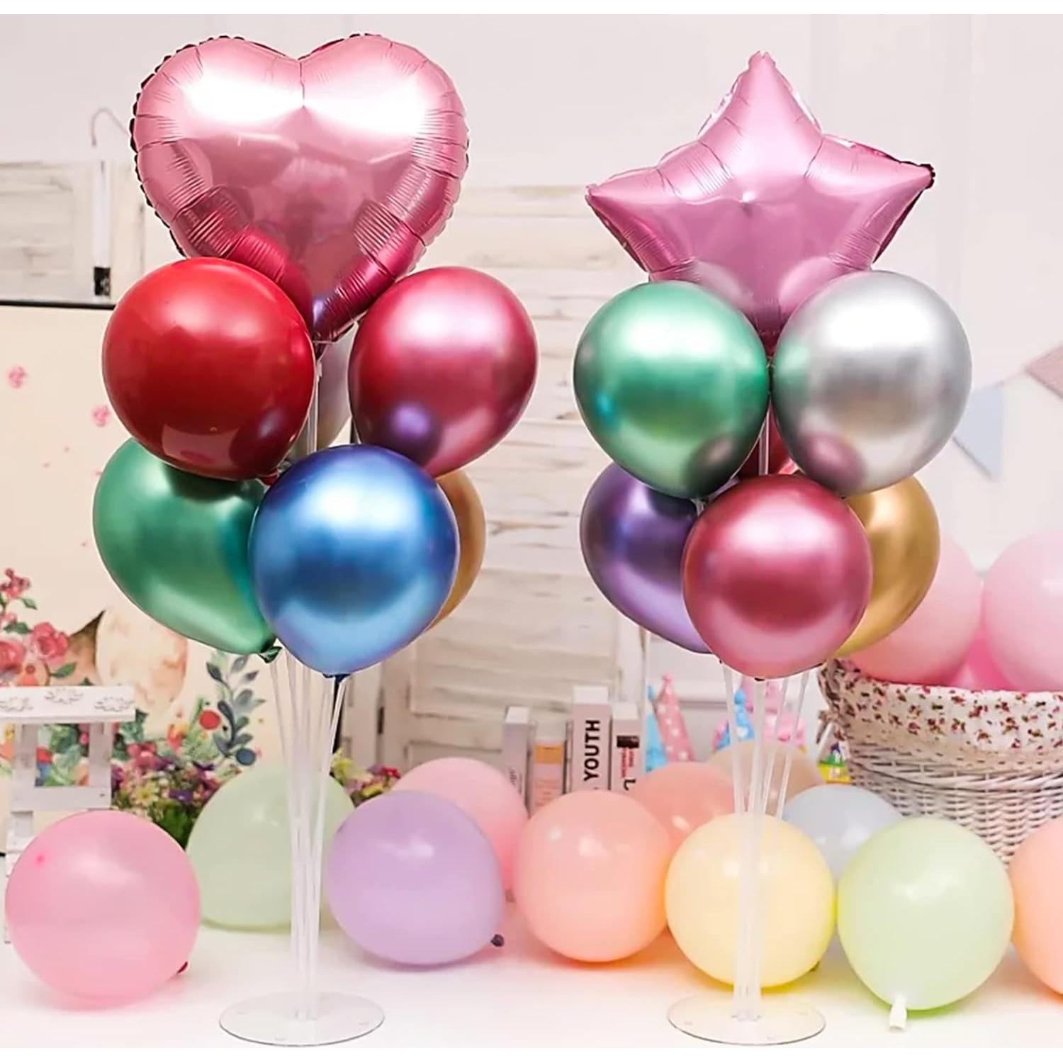 Kit Soporte para Globos 4 Juegos Voircoloria Decoración Fiesta